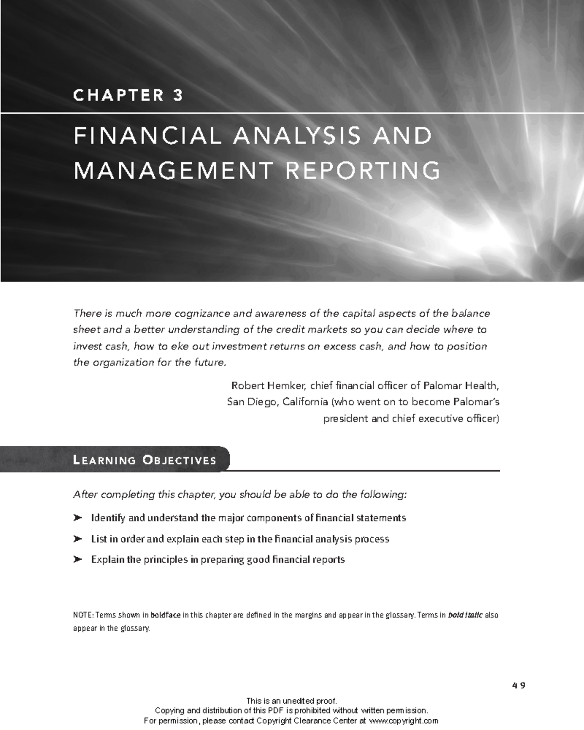 Financial analysis chapter 2 - 49 LE A R N I N G OB J E C T I V E S ...
