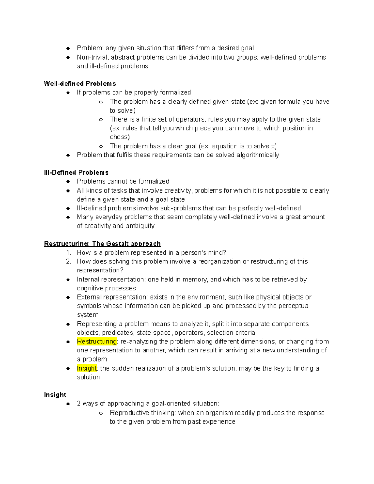 225 chap 9 - These are both class and textbook notes for Prof. Taber ...