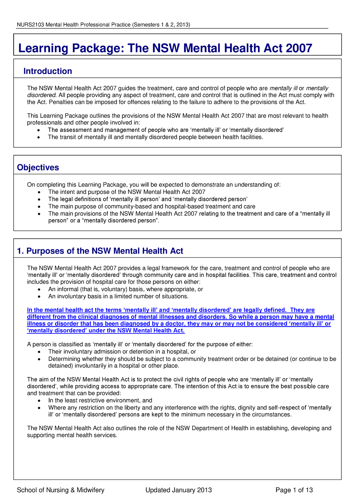 nurs2103-s1-2020-mental-health-act-learning-package-introduction-the