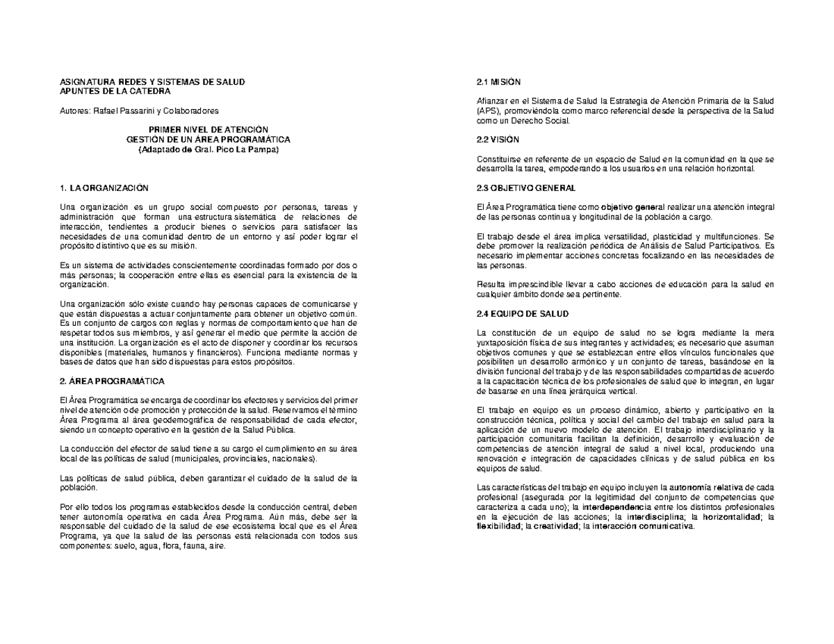 Apznza~1 - material de lectura - ASIGNATURA REDES Y SISTEMAS DE SALUD ...