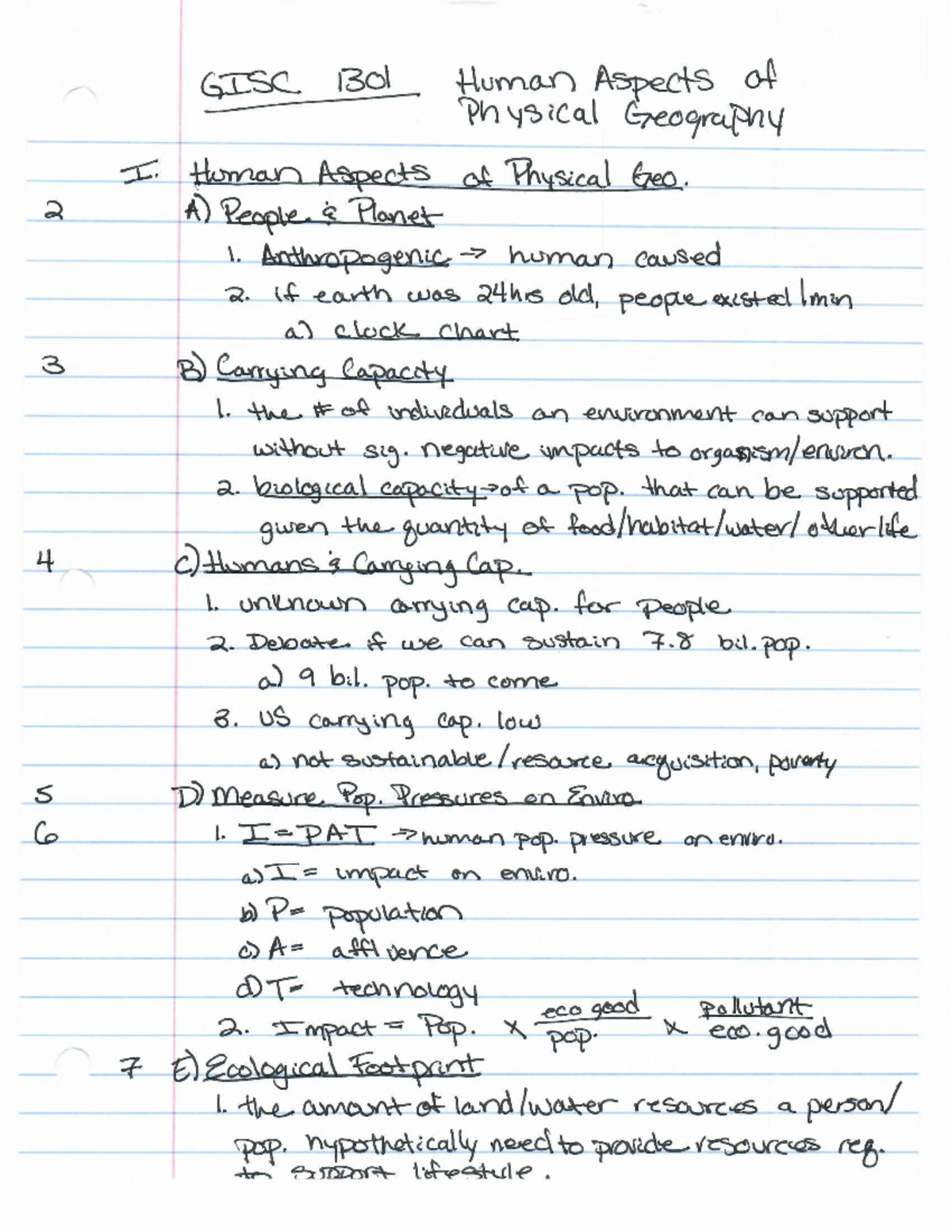 GISC Chapter 2 - Lecture notes Chapt 2 - 1301 GISC - Studocu