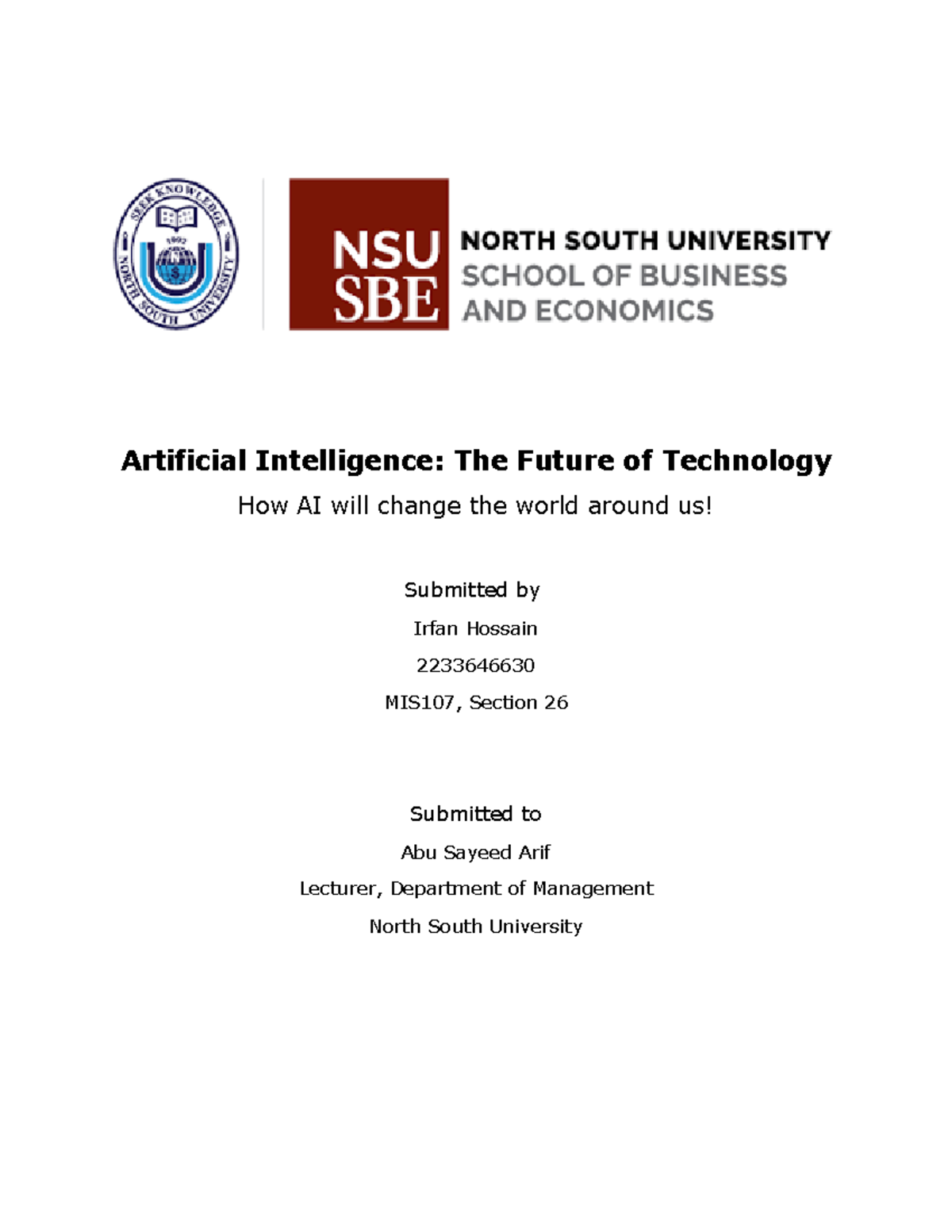 Exploring The Frontiers Of Artificial Intelligence: Applications ...