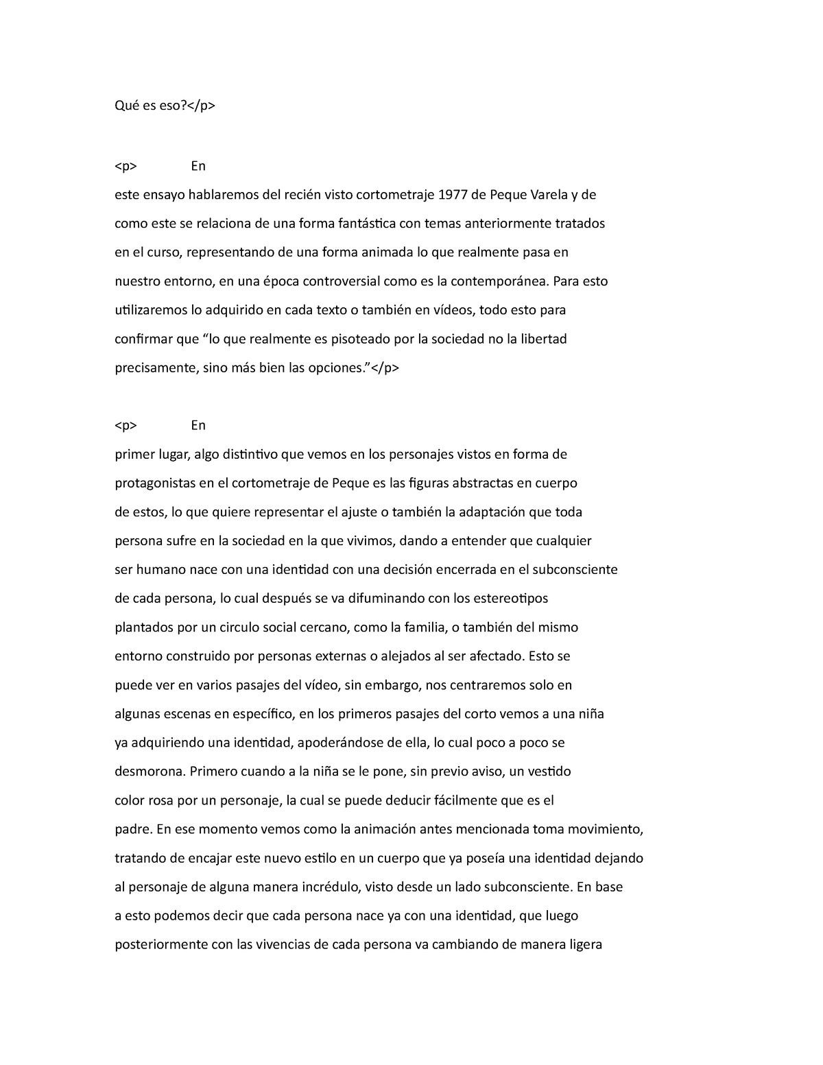 Coursera - Ensayo De Deconsrccion De Genro - Qué Es Eso? En Este Ensayo ...