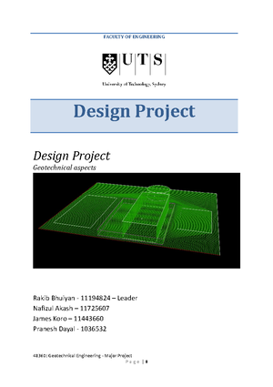 Geotechnical Engineering Subject Outline - SUBJECT OUTLINE 48360 ...