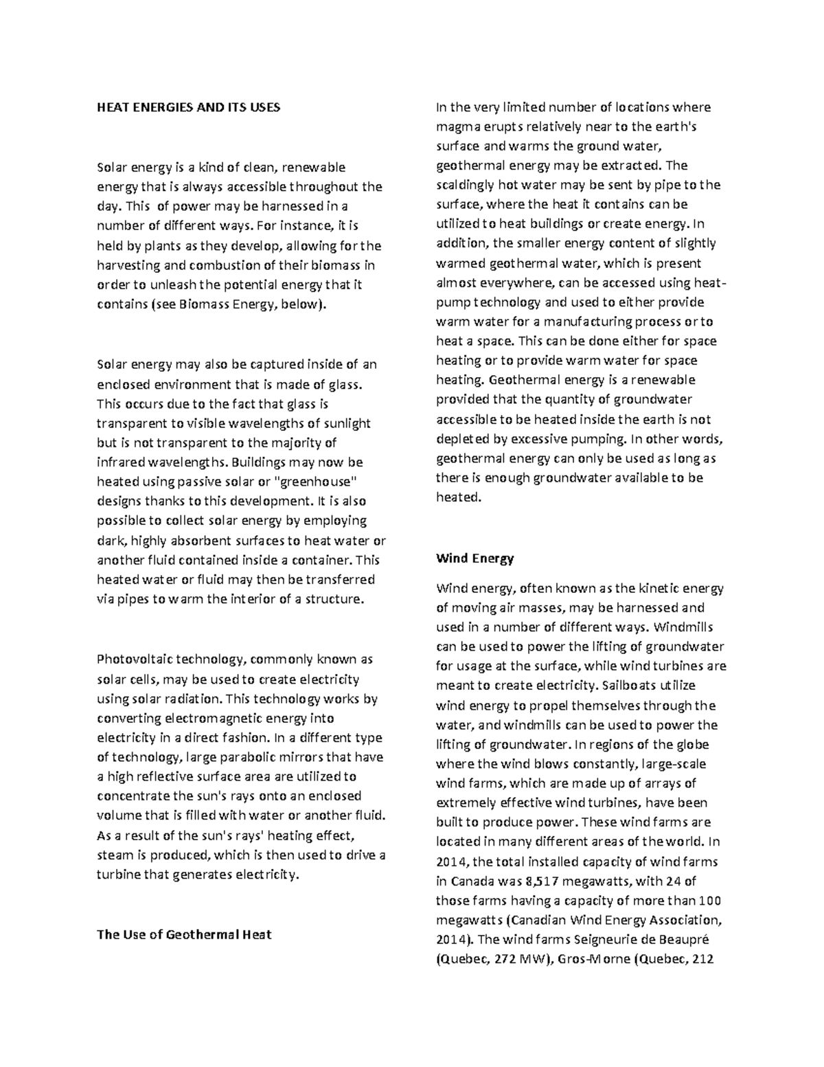 heat-energies-and-its-uses-heat-energies-and-its-uses-solar-energy-is