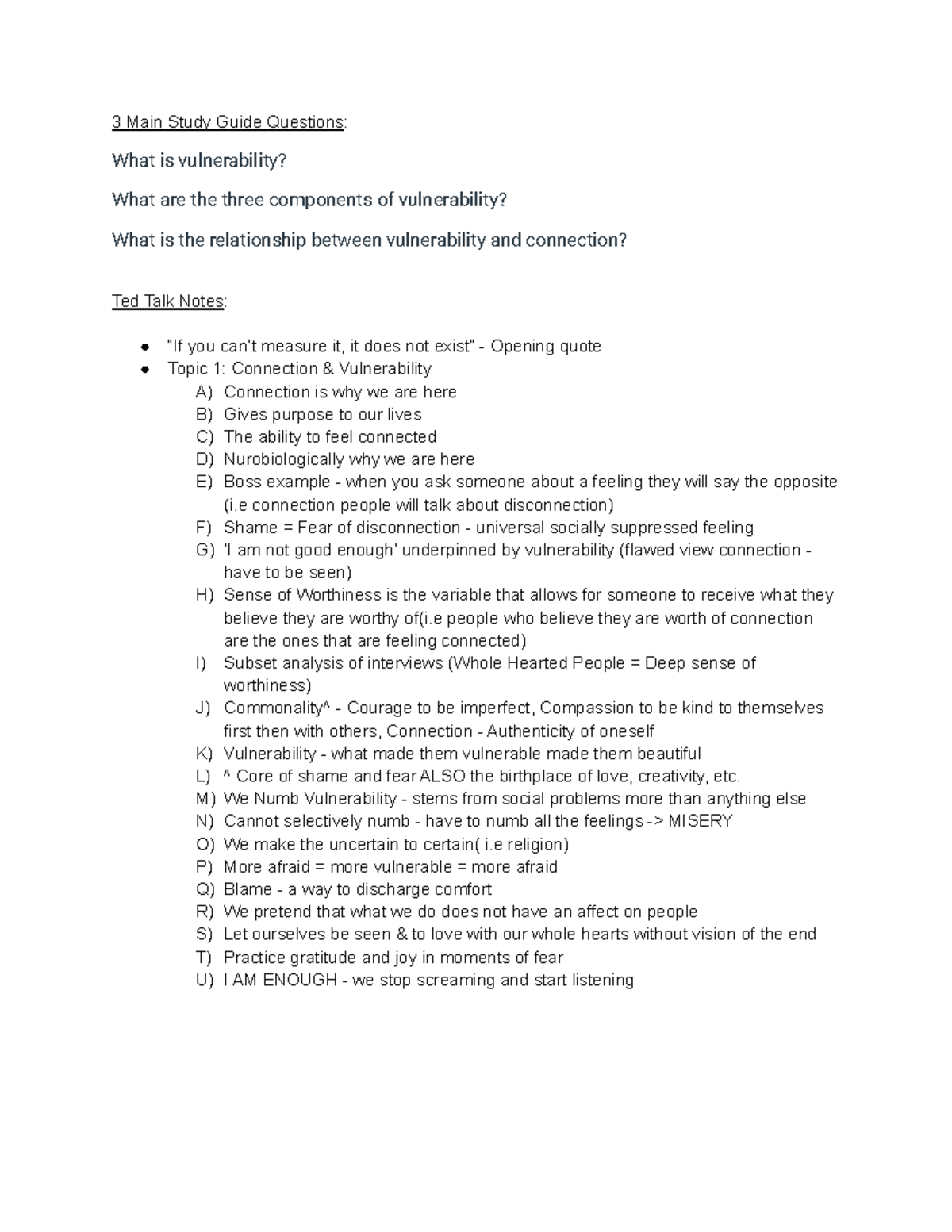 COM 100 - C Session - 3 Main Study Guide Questions: What is ...
