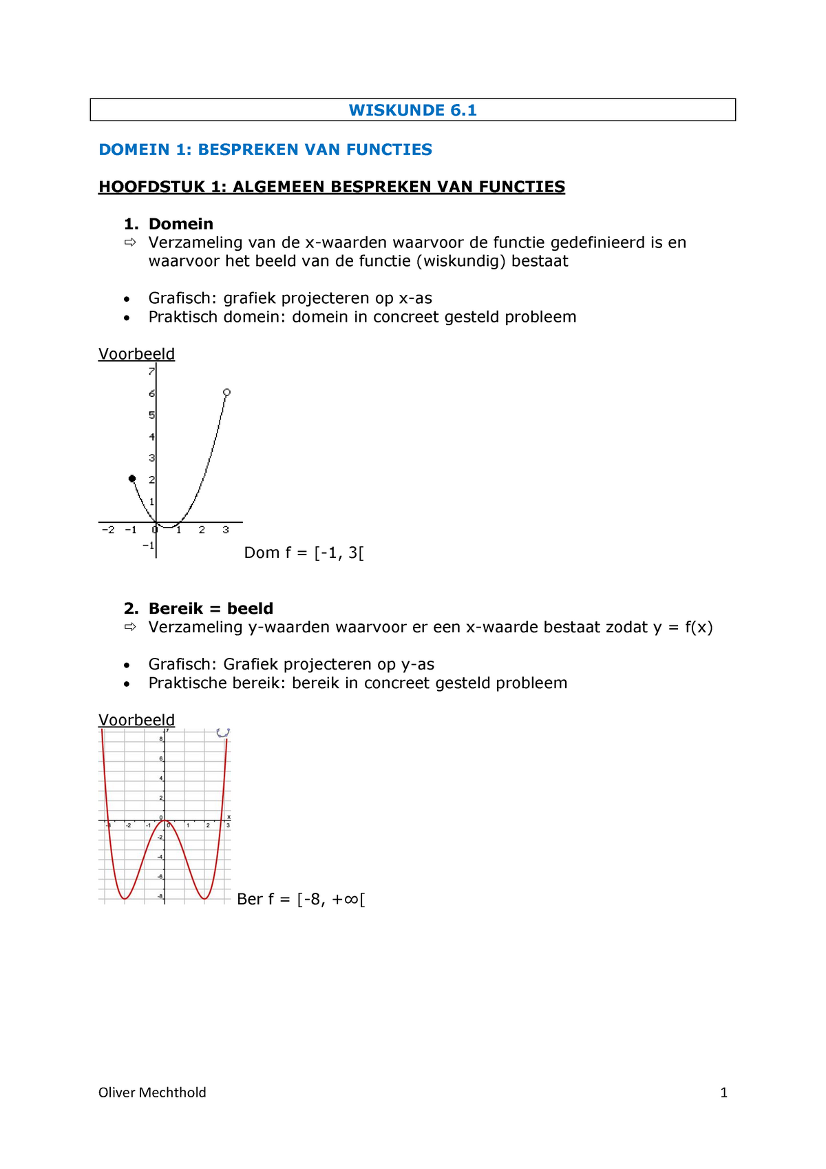 Wiskunde 6 - Warning: TT: Undefined Function: 32 WISKUNDE 6. DOMEIN 1 ...