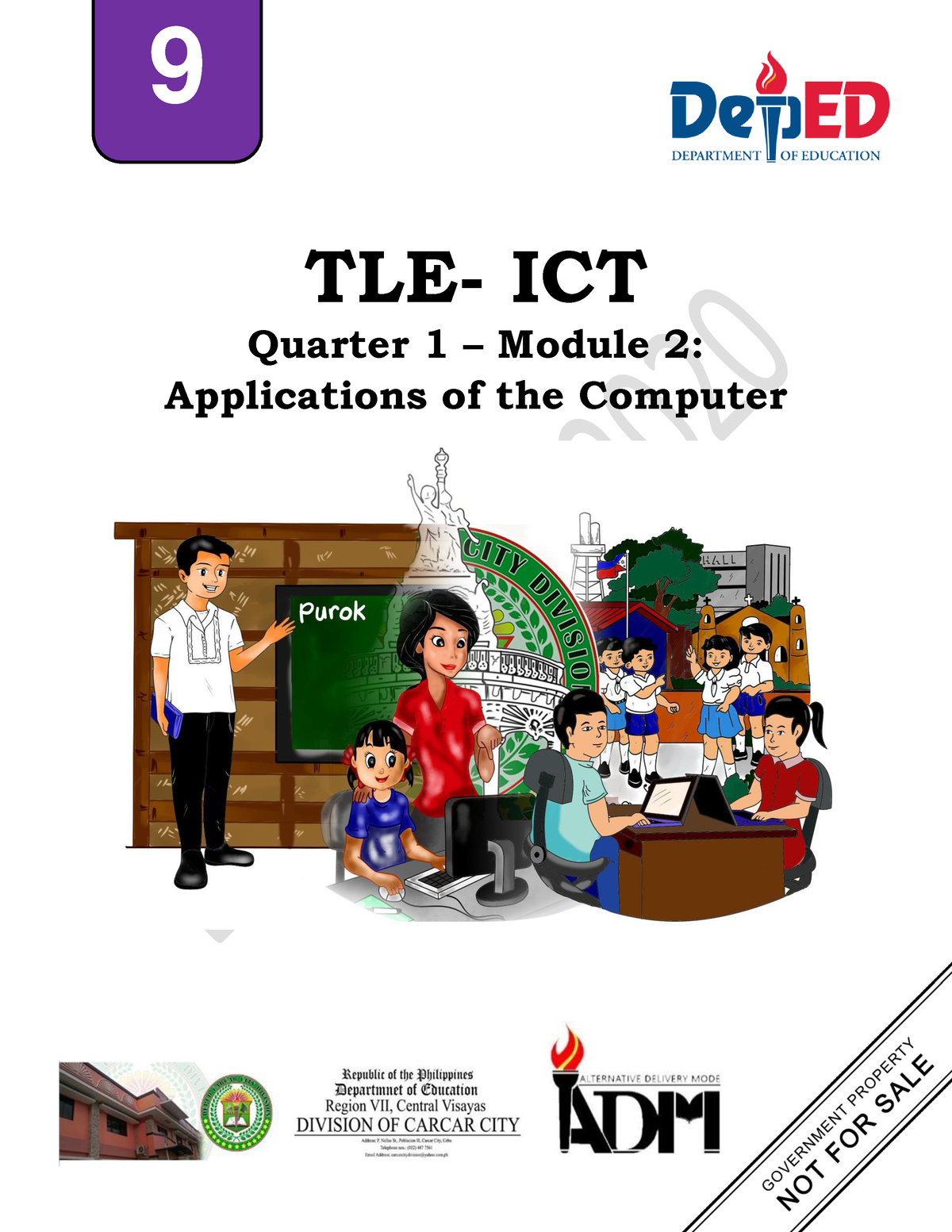 TLE 9 Module 2 ict9 TLE ICT Quarter 1 Module 2 Applications of