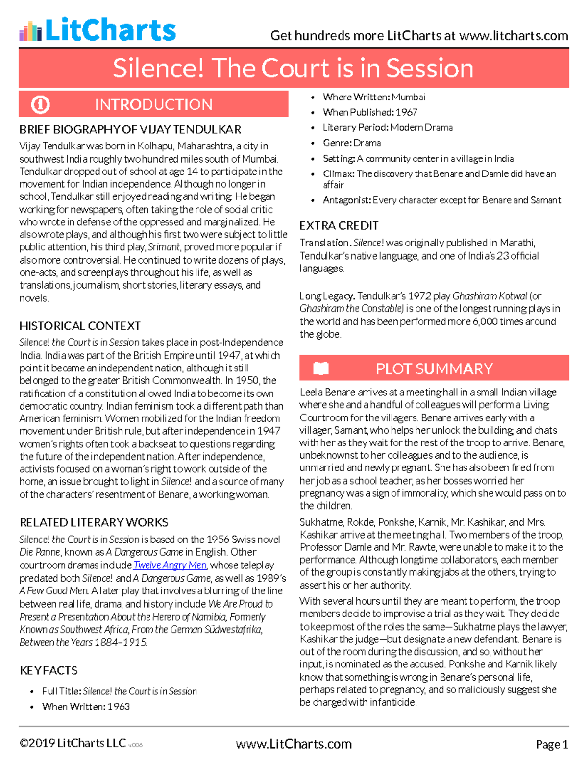 Indian drama Silence the court is in session Silence! The Court is in