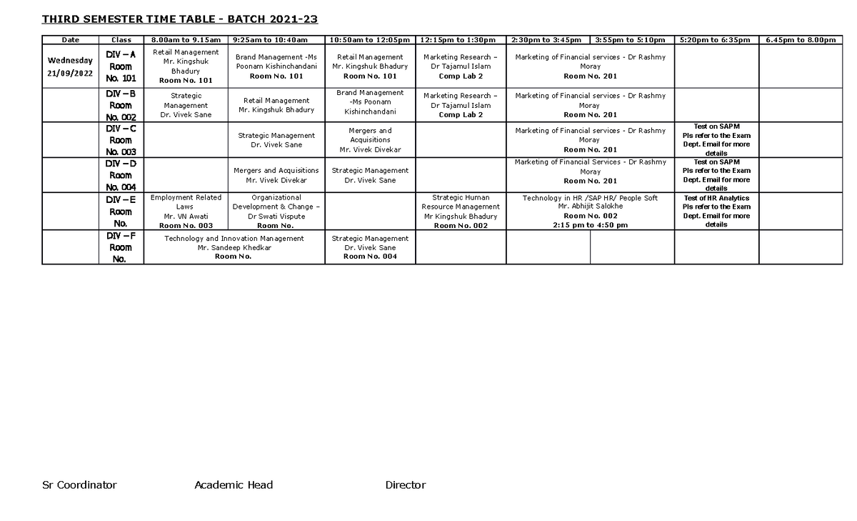 srs-tt-for-21st-sep-2022-third-semester-time-table-batch-2021