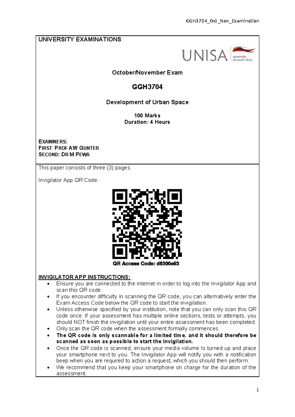 GGH3704 Oct Nov 2023 Exam Question Paper - GGH3704_Oct_Nov_Examination ...