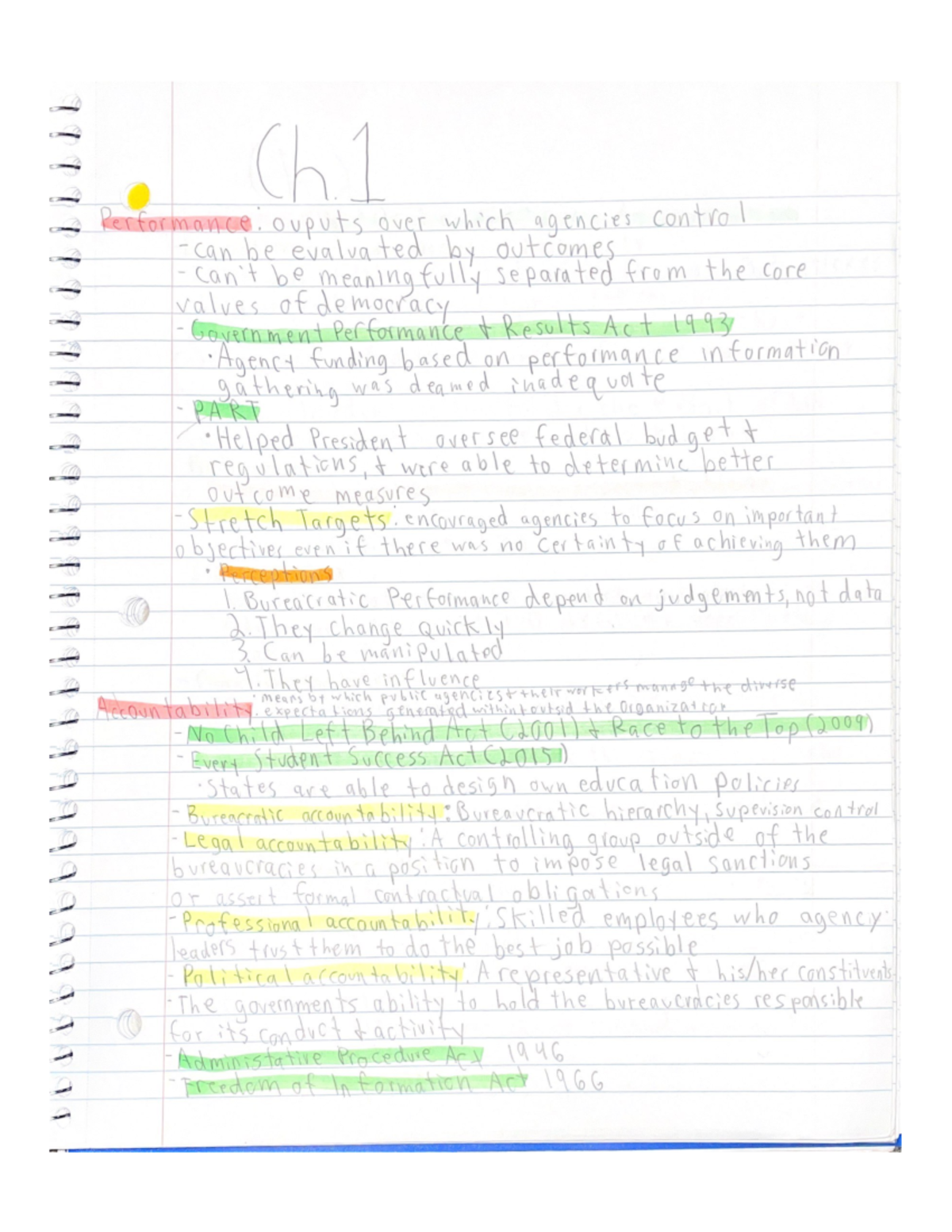 CH1 notes - POLS 210 - Studocu