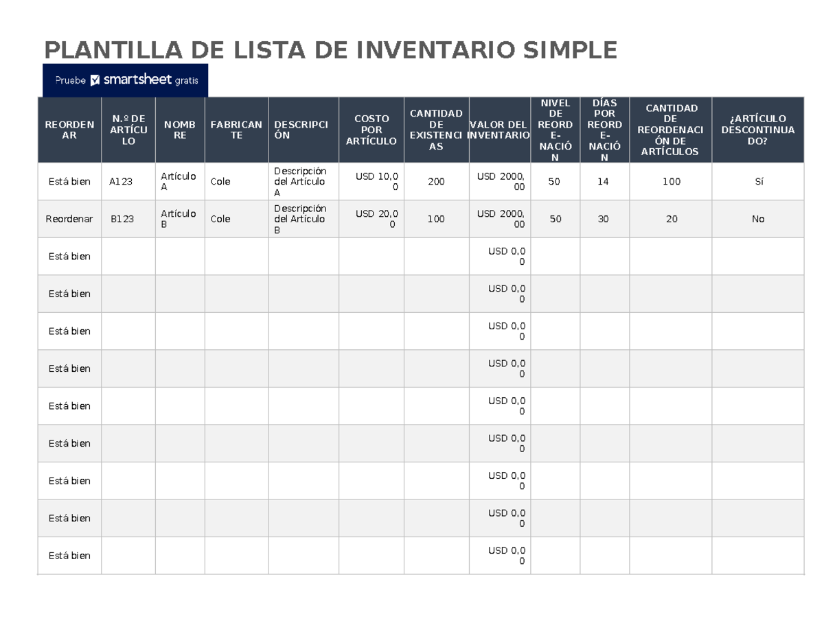 IC-Simple-Inventory-List-11262 WORD ES - PLANTILLA DE LISTA DE ...