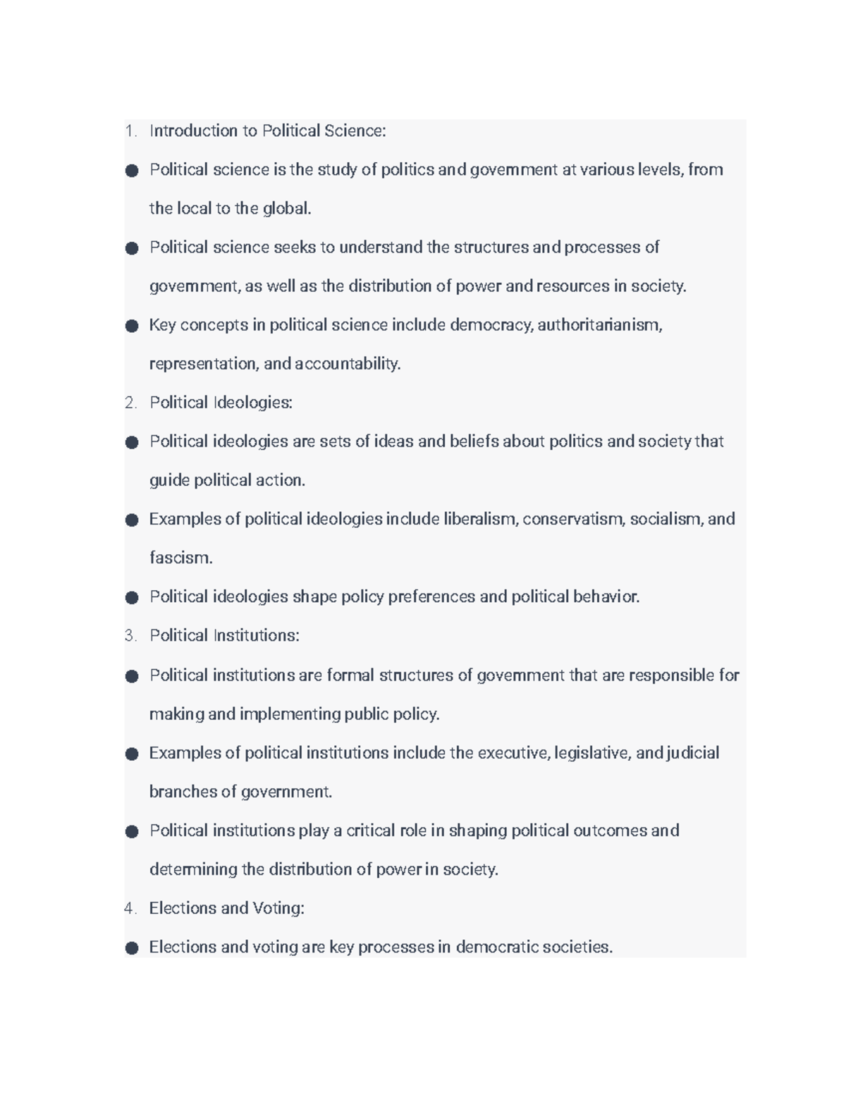 Untitled document (16) - Introduction to Political Science: Political ...