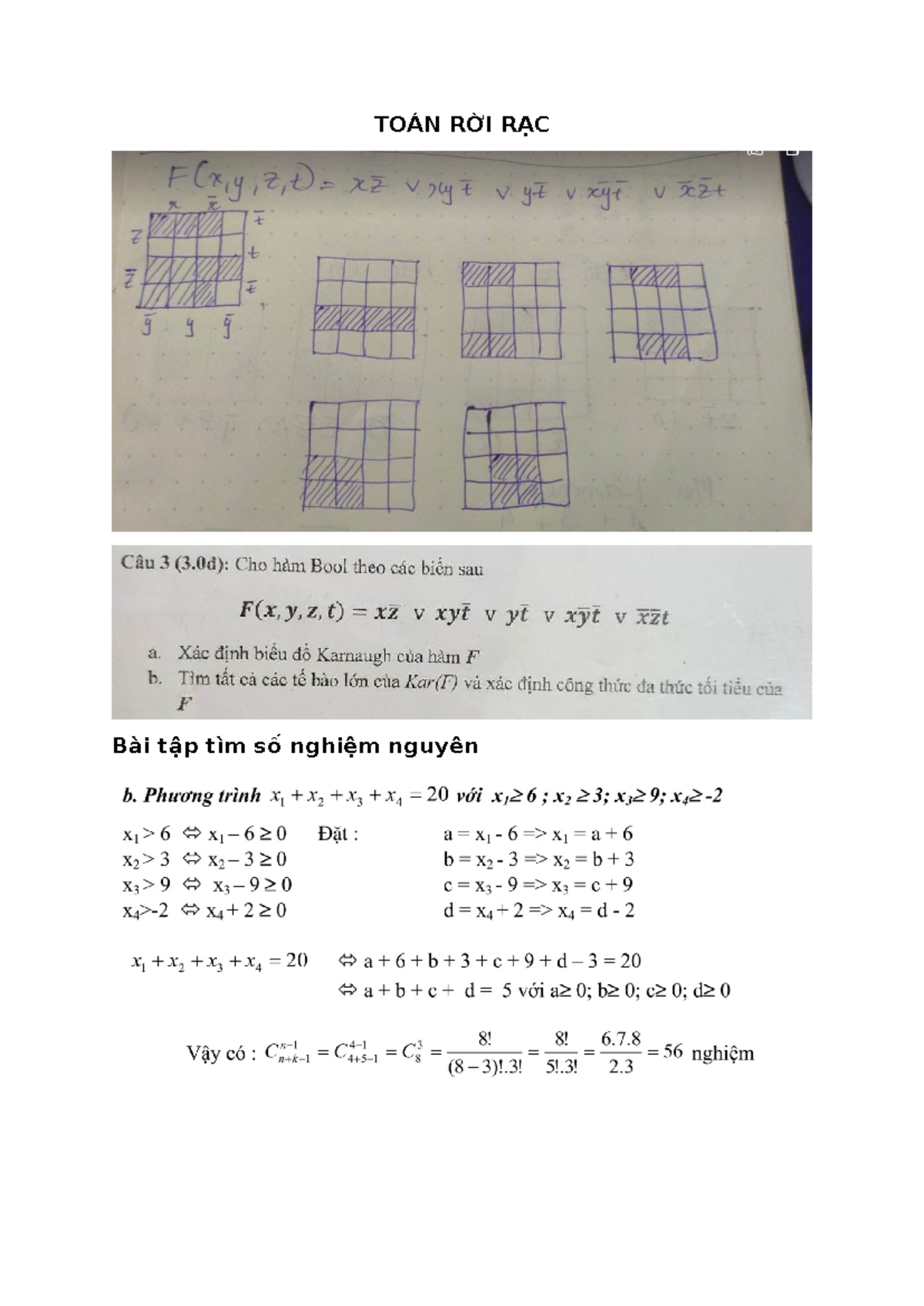 TOÁN-RỜI-RẠC - Toán rr - Toan roi rac - TOÁN RỜI RẠC Bài tập tìm số ...