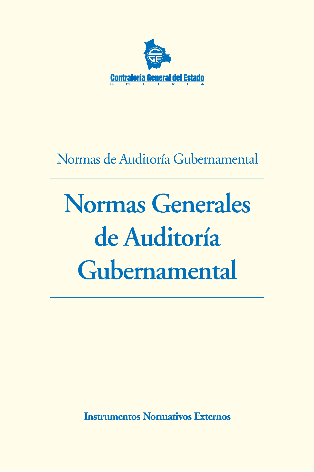 1 Normas DE Auditoria Gubernamental - Normas Generales De Auditoría ...