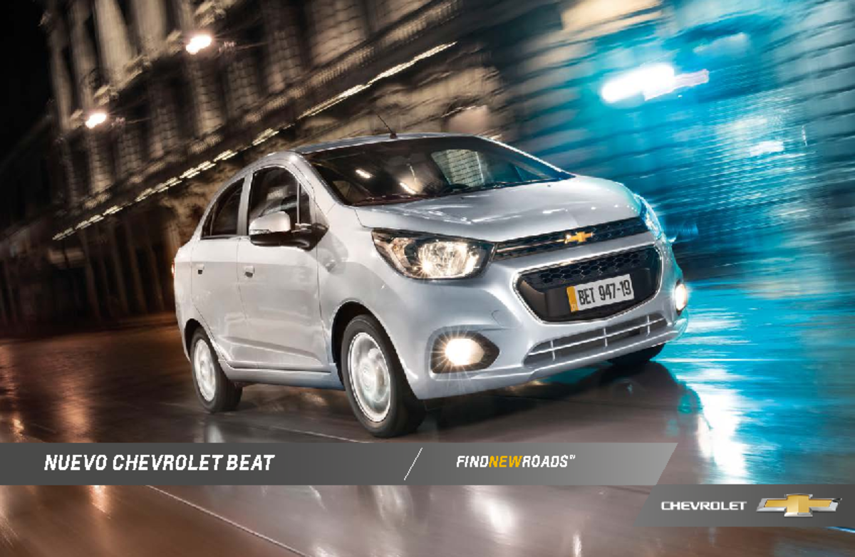 Beat-ficha-tecnica - Beat ficha técnica - NUEVO CHEVROLET BEAT ...