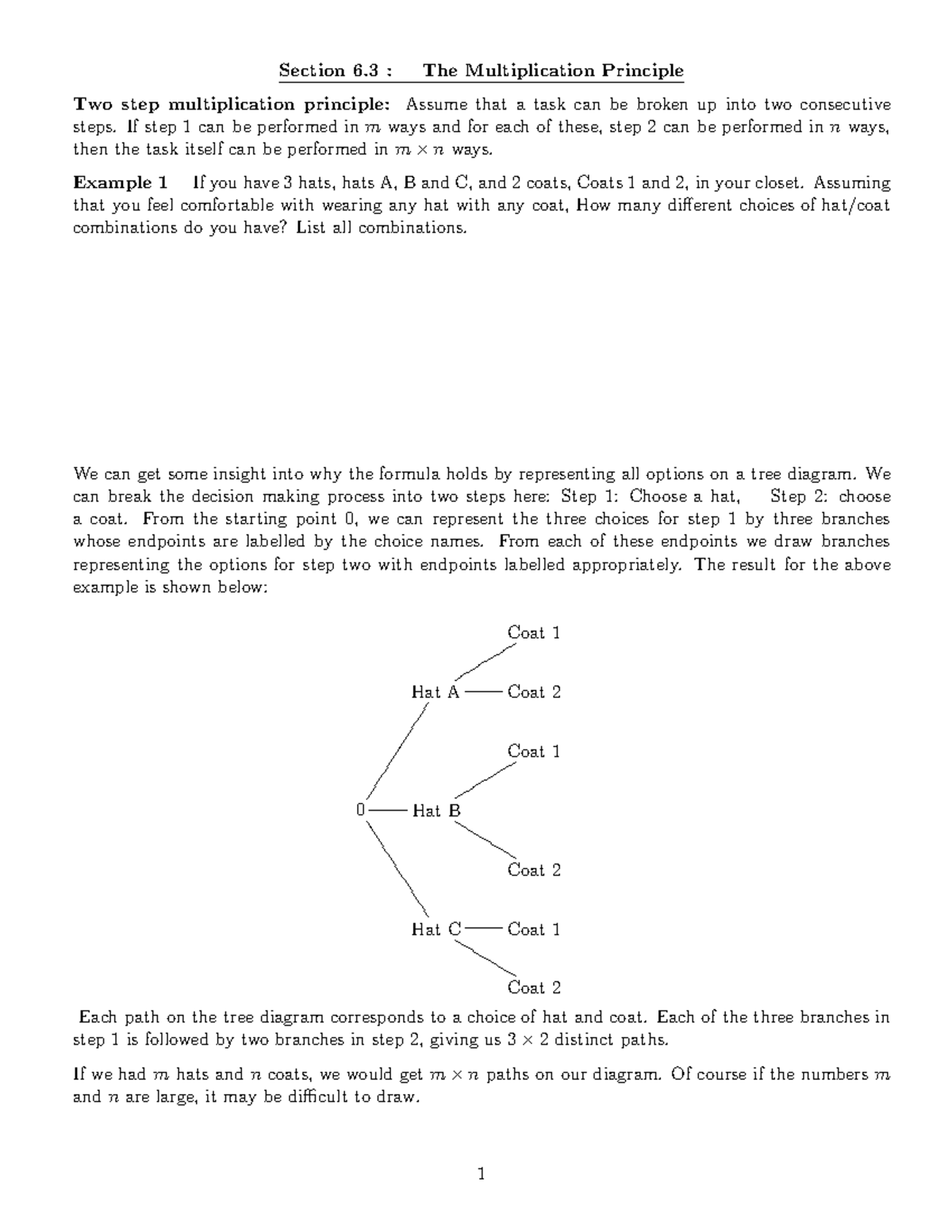 Lecture notes 3 - Basic counting Principles including Multiplication ...