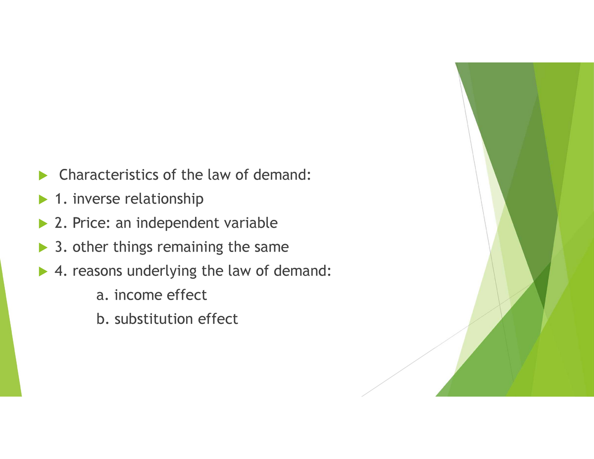 ppt-3-lecture-notes-2-characteristics-of-the-law-of-demand-1