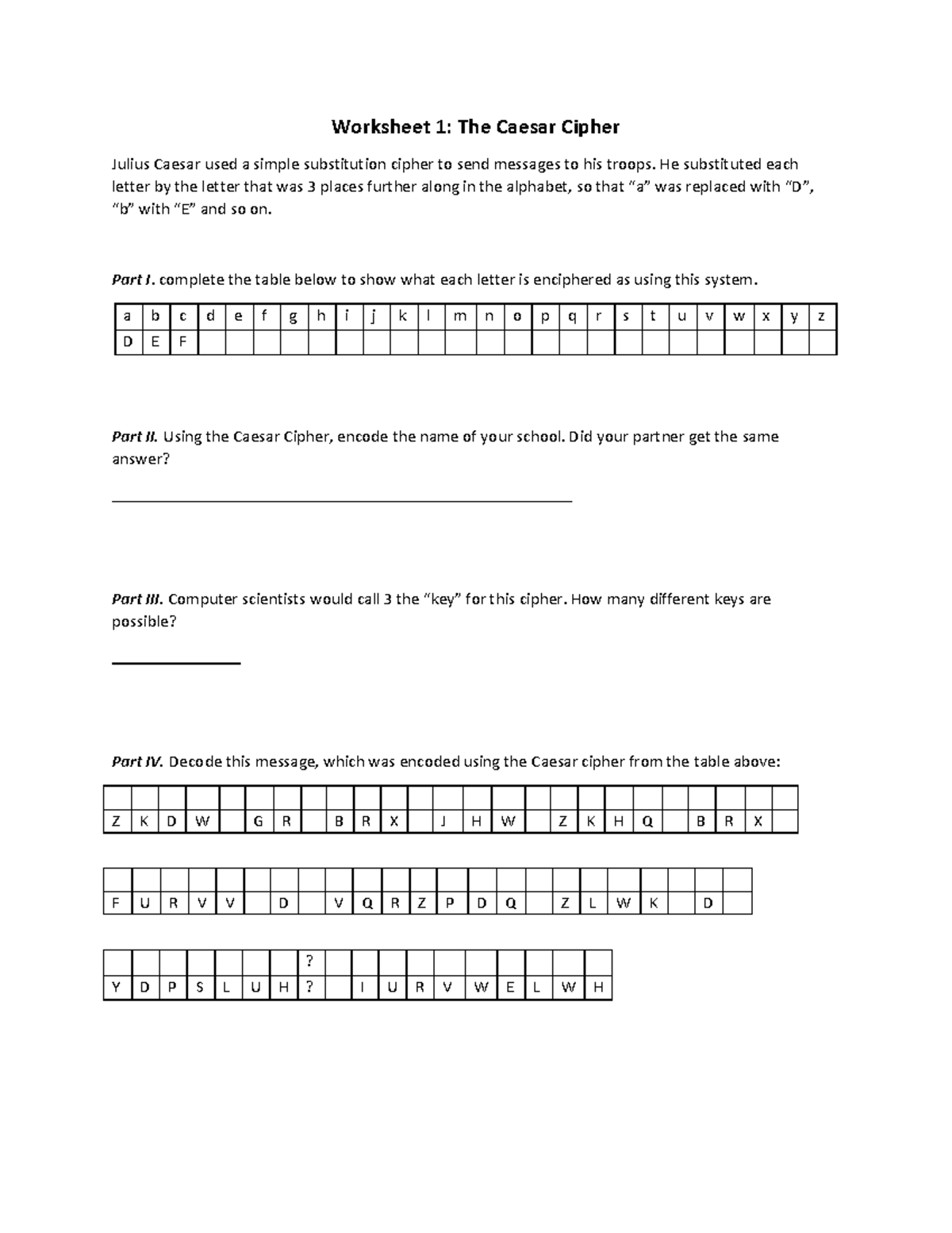 cryptography-worksheets-worksheet-1-the-caesar-cipher-julius-caesar