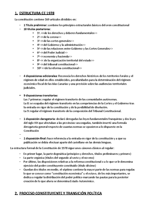 Tema 1 Evolucion DEL Constitucionalismo - Tema 1: EVOLUCION DEL ...