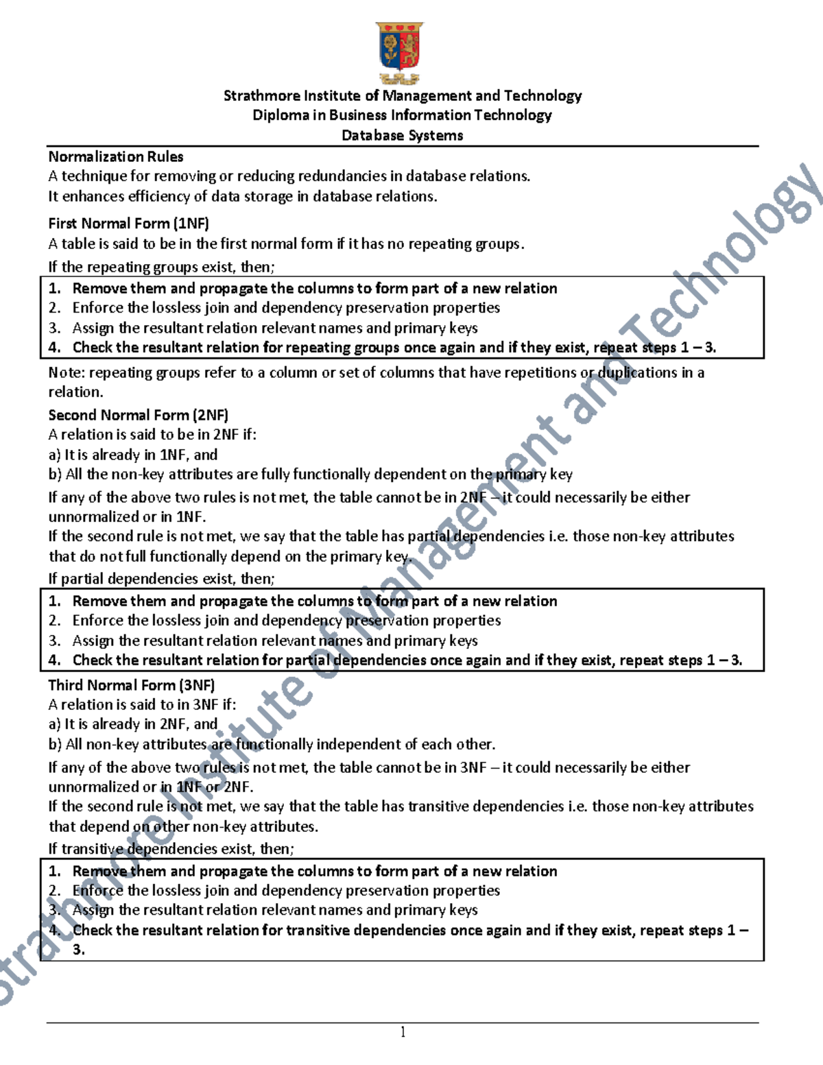 normalization-rules-read-all-strathmore-institute-of-management-and