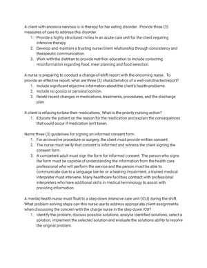 ATI system disorder for Myocardial Infarction & Angina (Med surg II ...