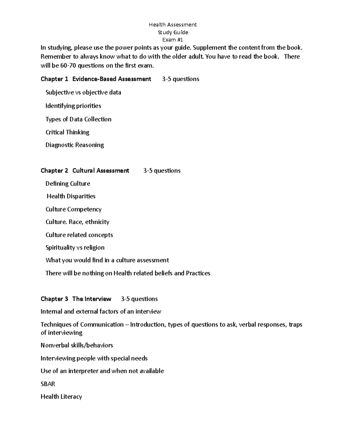 health-assessment-exam-1-nu-444-studocu