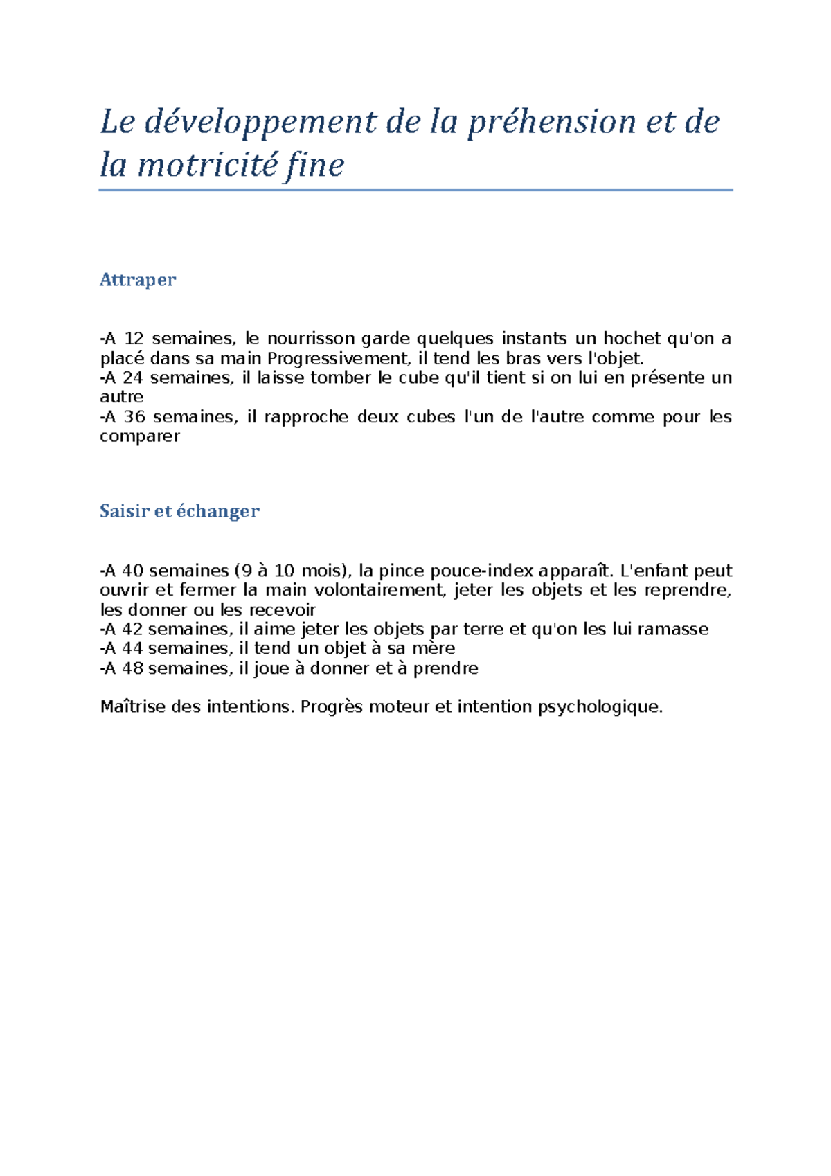 psychologie-du-d-veloppement-le-d-veloppement-de-la-pr-hension-et-de