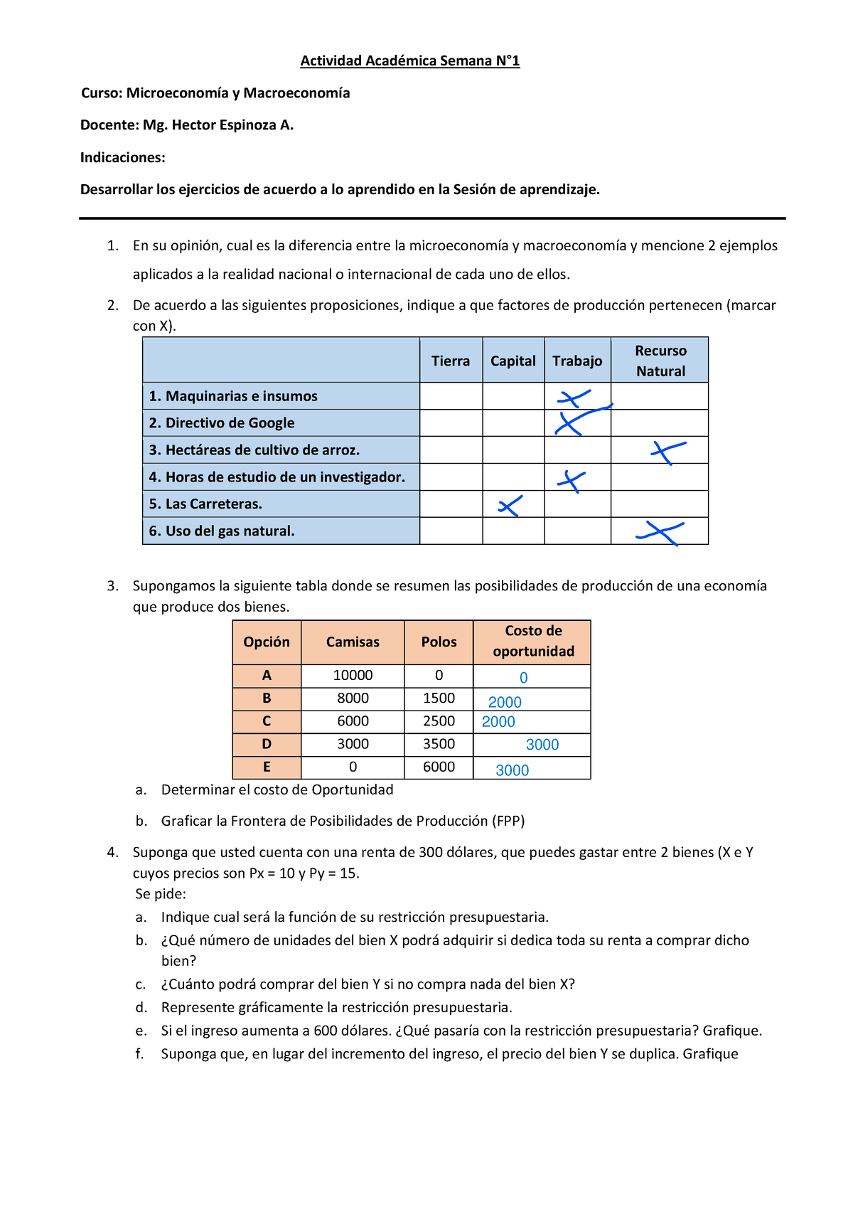 S01.s1 Ejercicios 2023 Micro - Actividad Académica Semana N° Curso ...