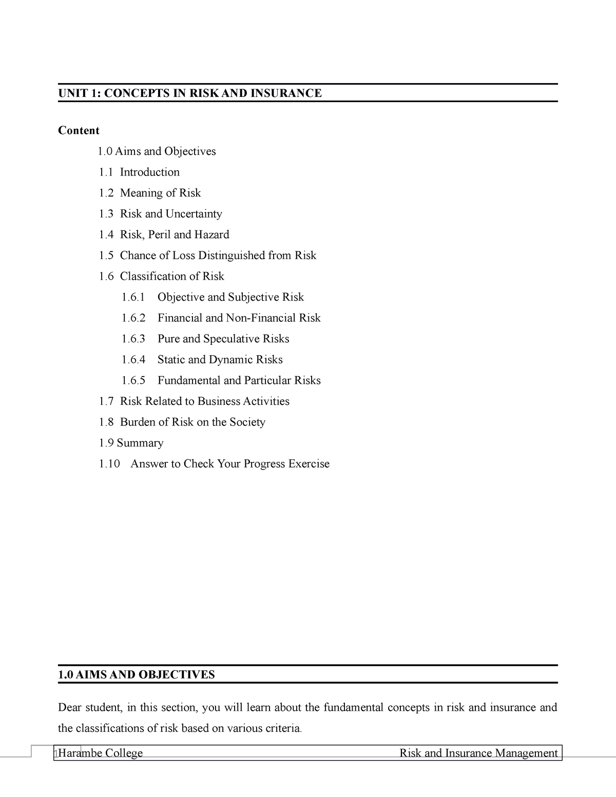 risk-management-insurance-module-unit-1-concepts-in-risk-and