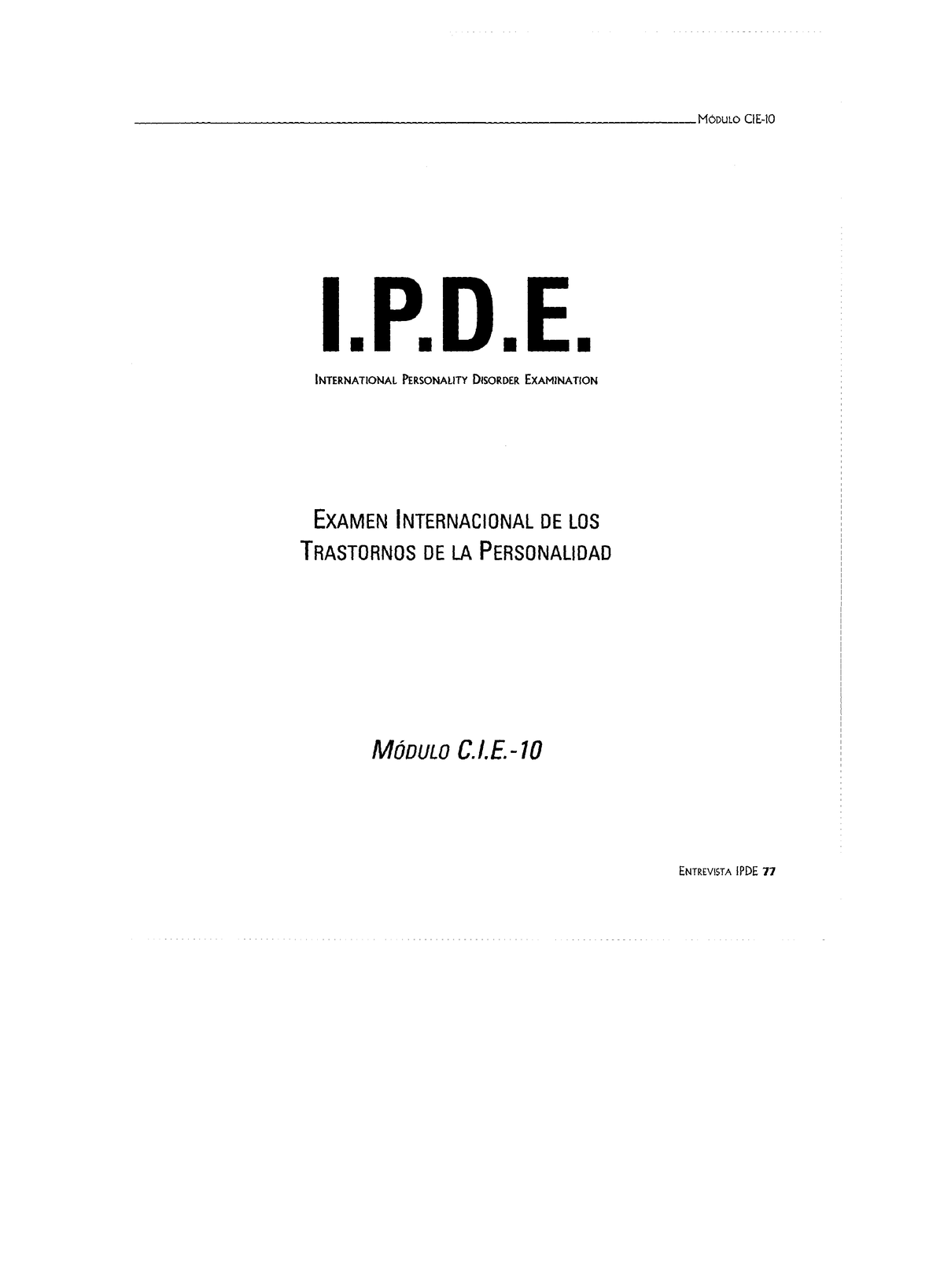 examen-itp-m-dulocie-i-p-d-international-personauty-disorder-examina