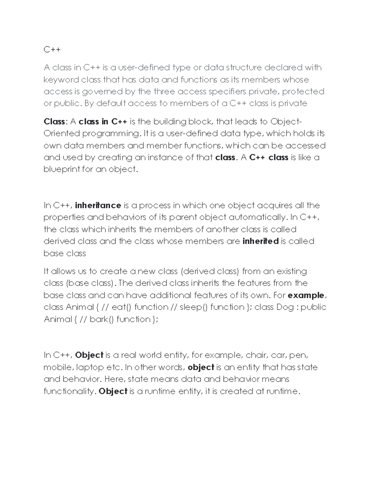 C++ - This is for us to know the basic information about the course and ...