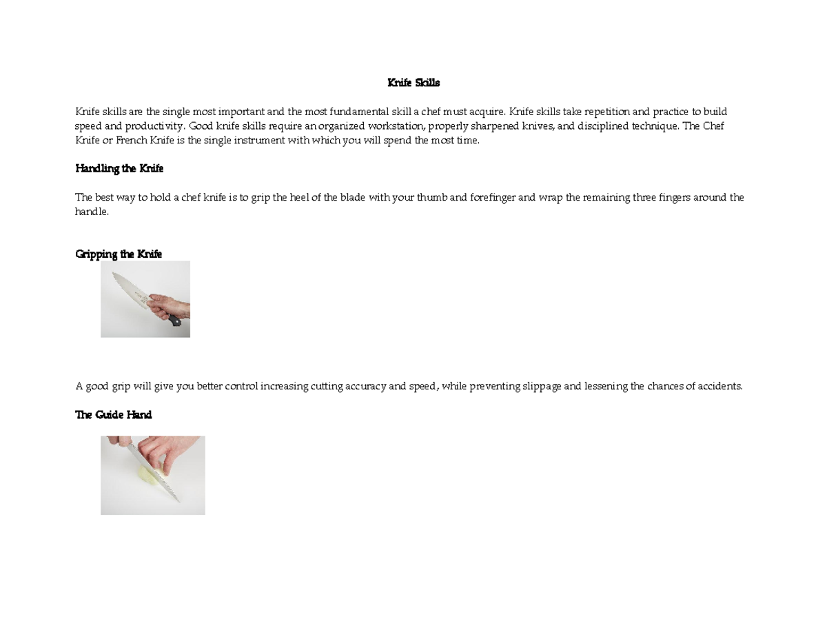 knife-skills-lecture-notes-knife-skills-knife-skills-are-the-single-most-important-and-the