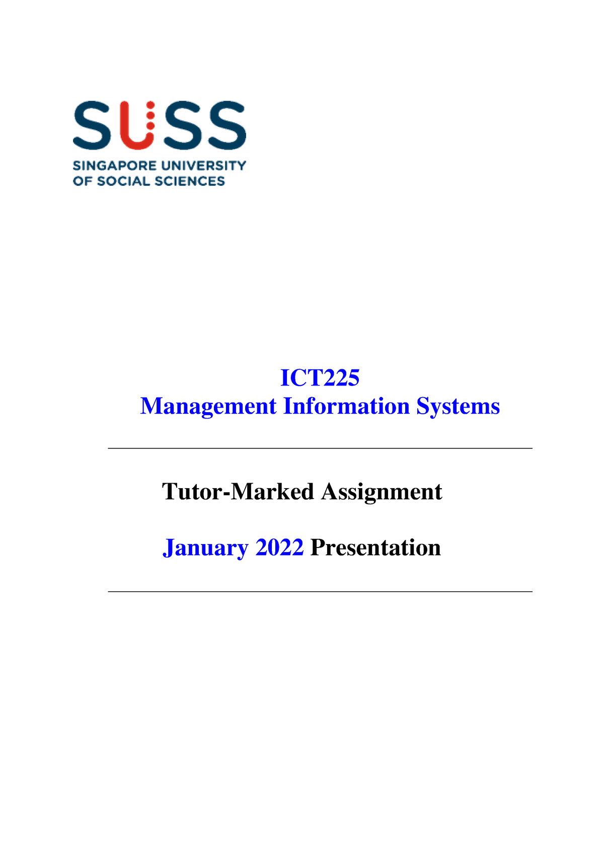 information system management assignment