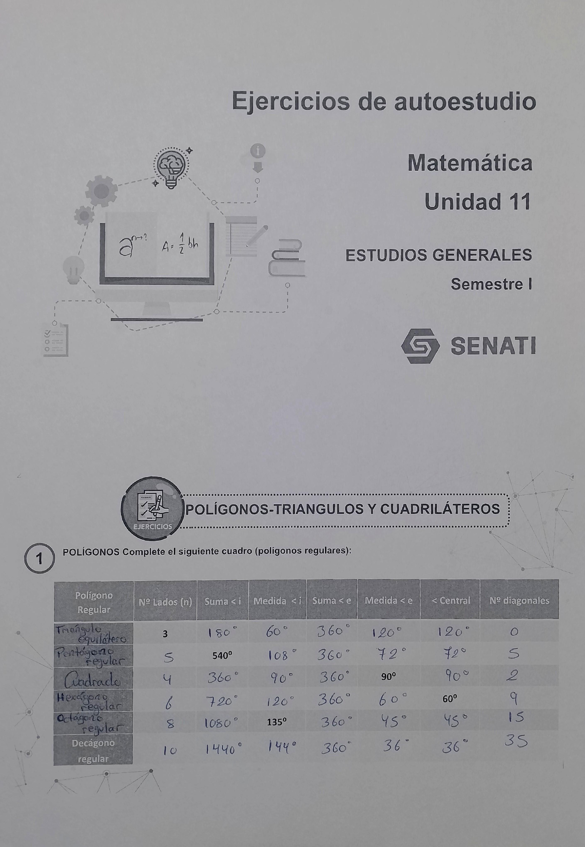 Unidad 11 Ejercicios De Autoestudio - Matematica Aplicada - Studocu