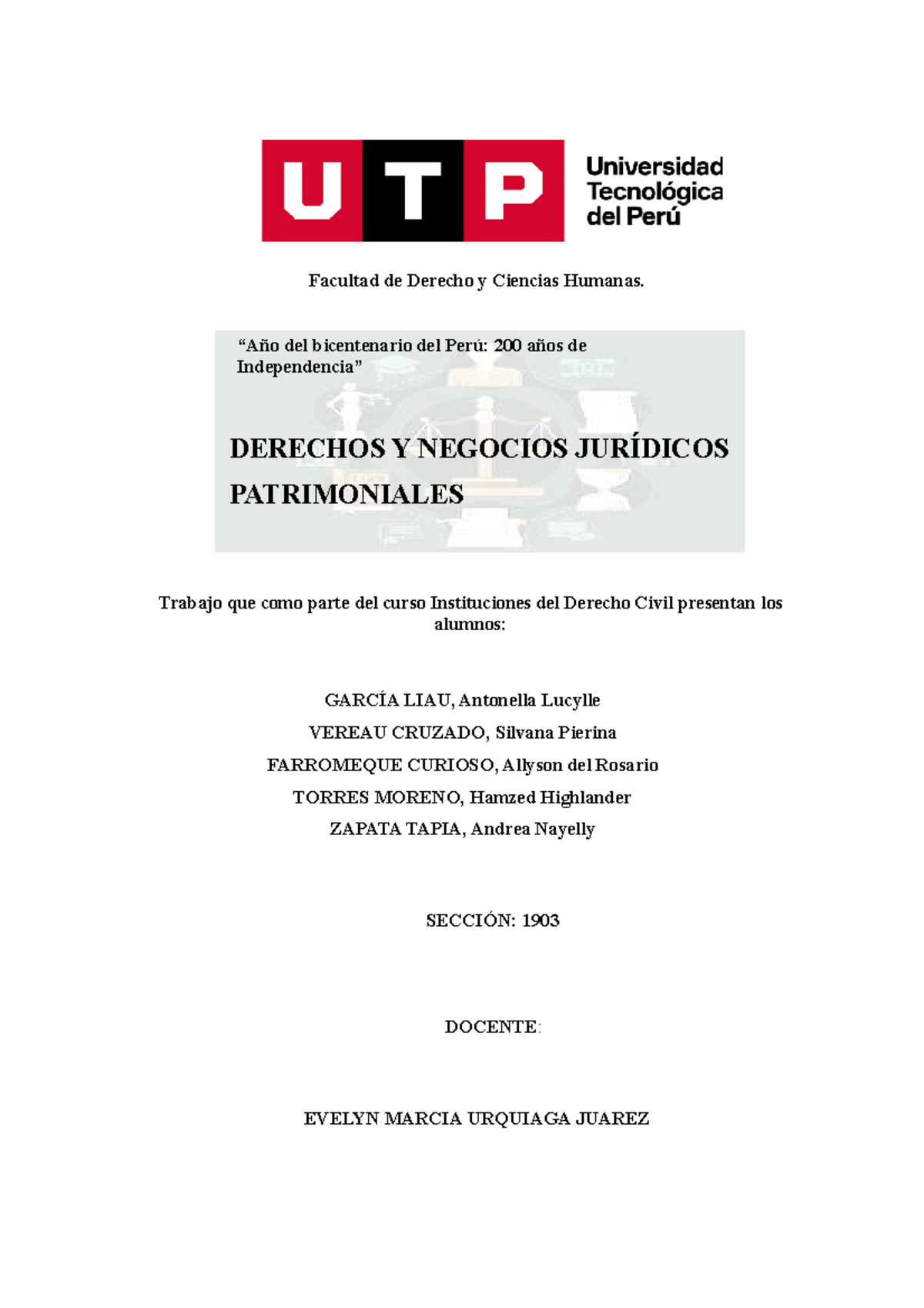 S14.s14- Tarea Académica - “Año Del Bicentenario Del Perú: 200 Años De ...