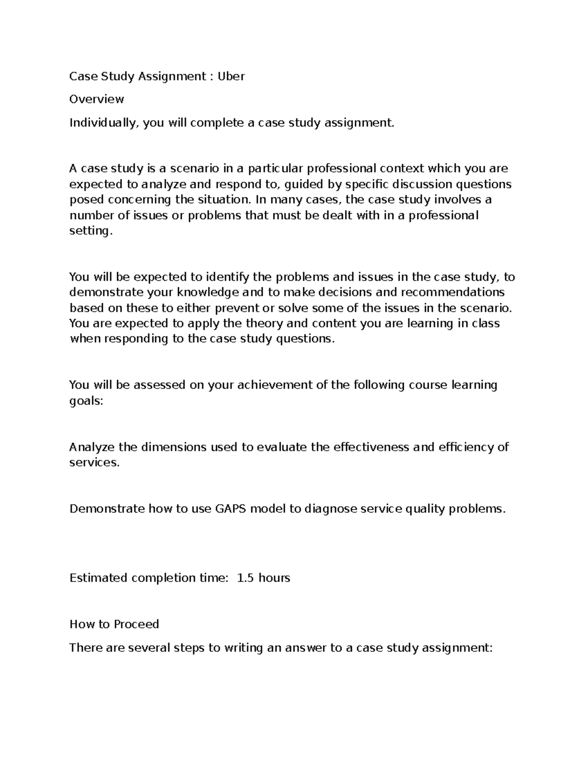 Case Study 3 - asffasm,m, - Case Study Assignment : Uber Overview ...