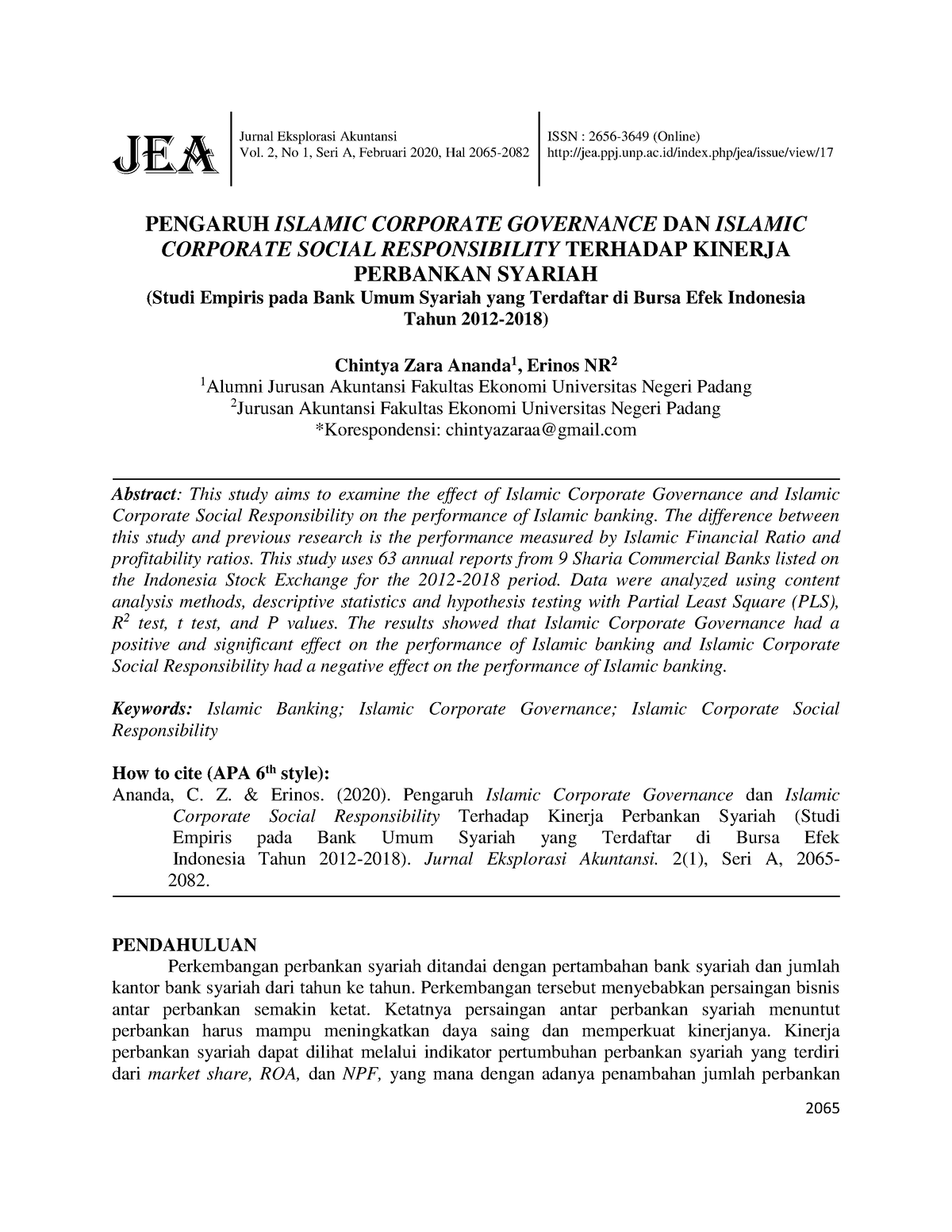 198-Article Text-306-1-10-202003 26 - JEA Jurnal Eksplorasi Akuntansi ...