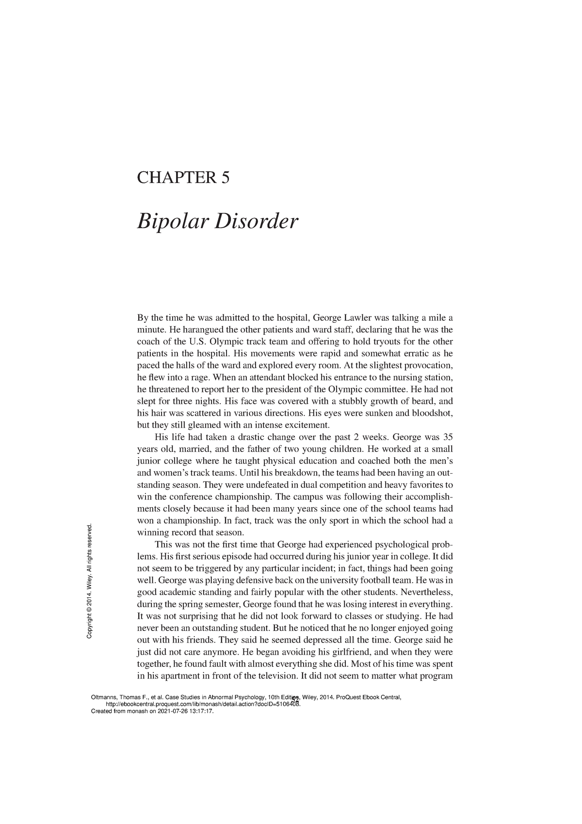case study bipolar disorder