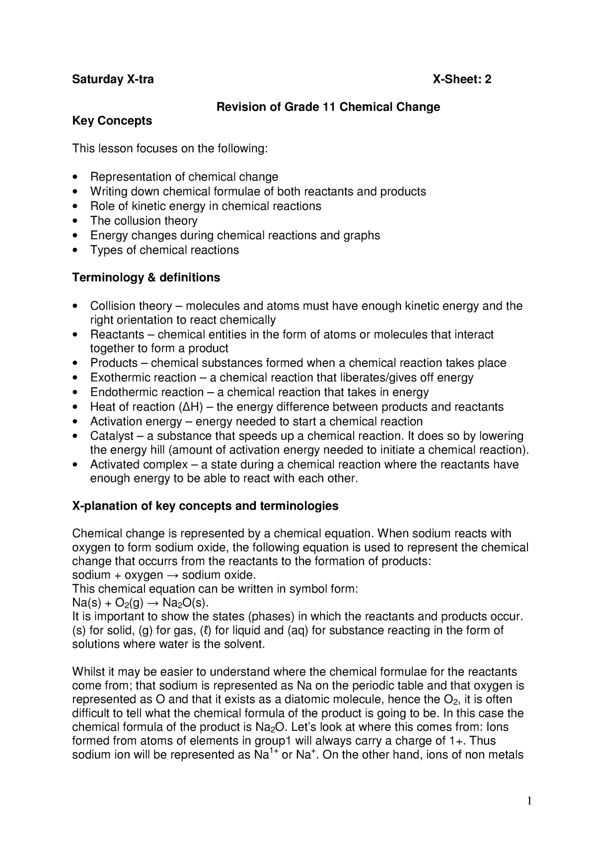chemical-change-grade-12-physical-sciences-notes-saturday-x-tra-x