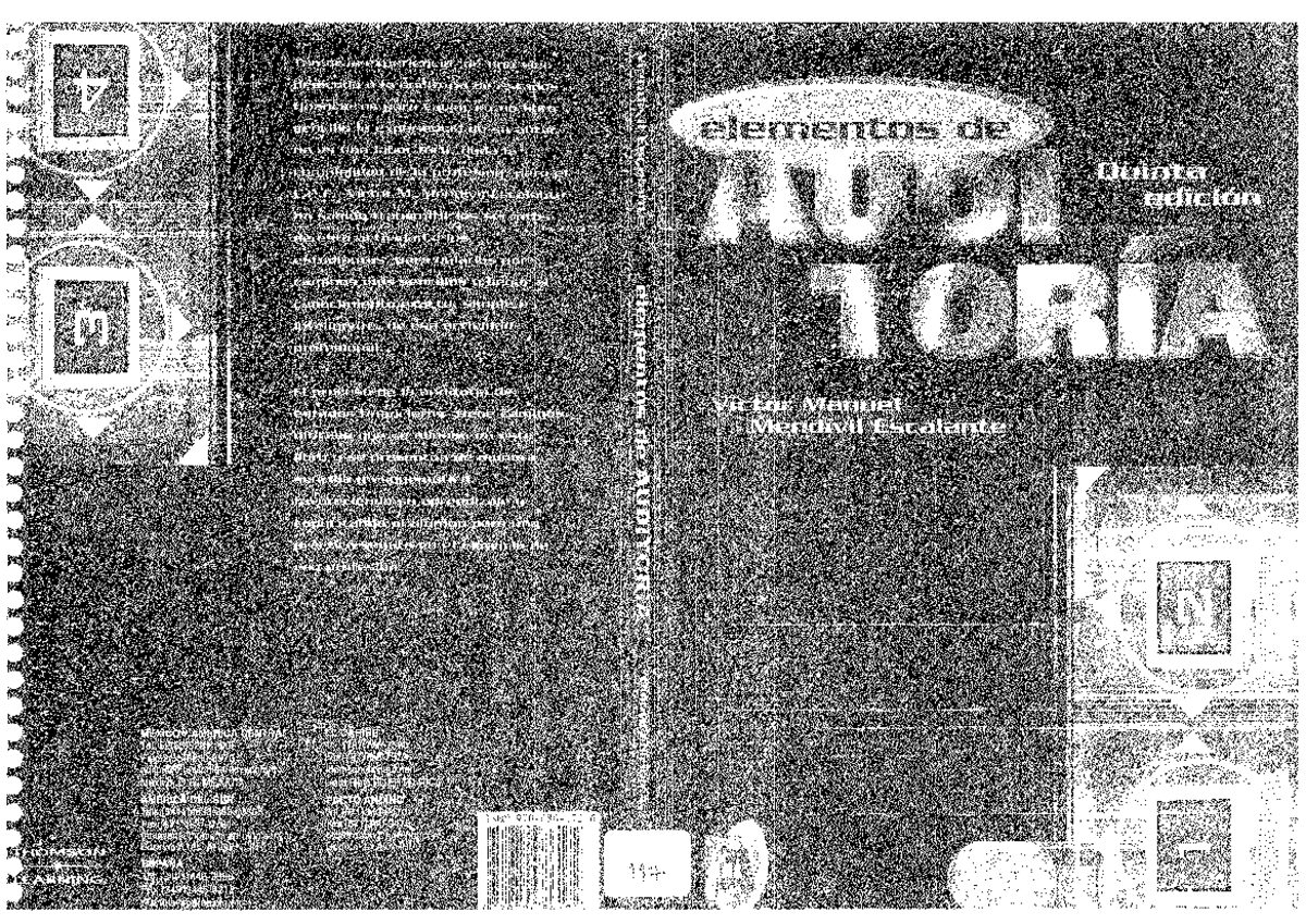 Elementos de auditoria - 1 1 1 1 1 1 1 u ECAFS/ MVSON LERNfl\ki