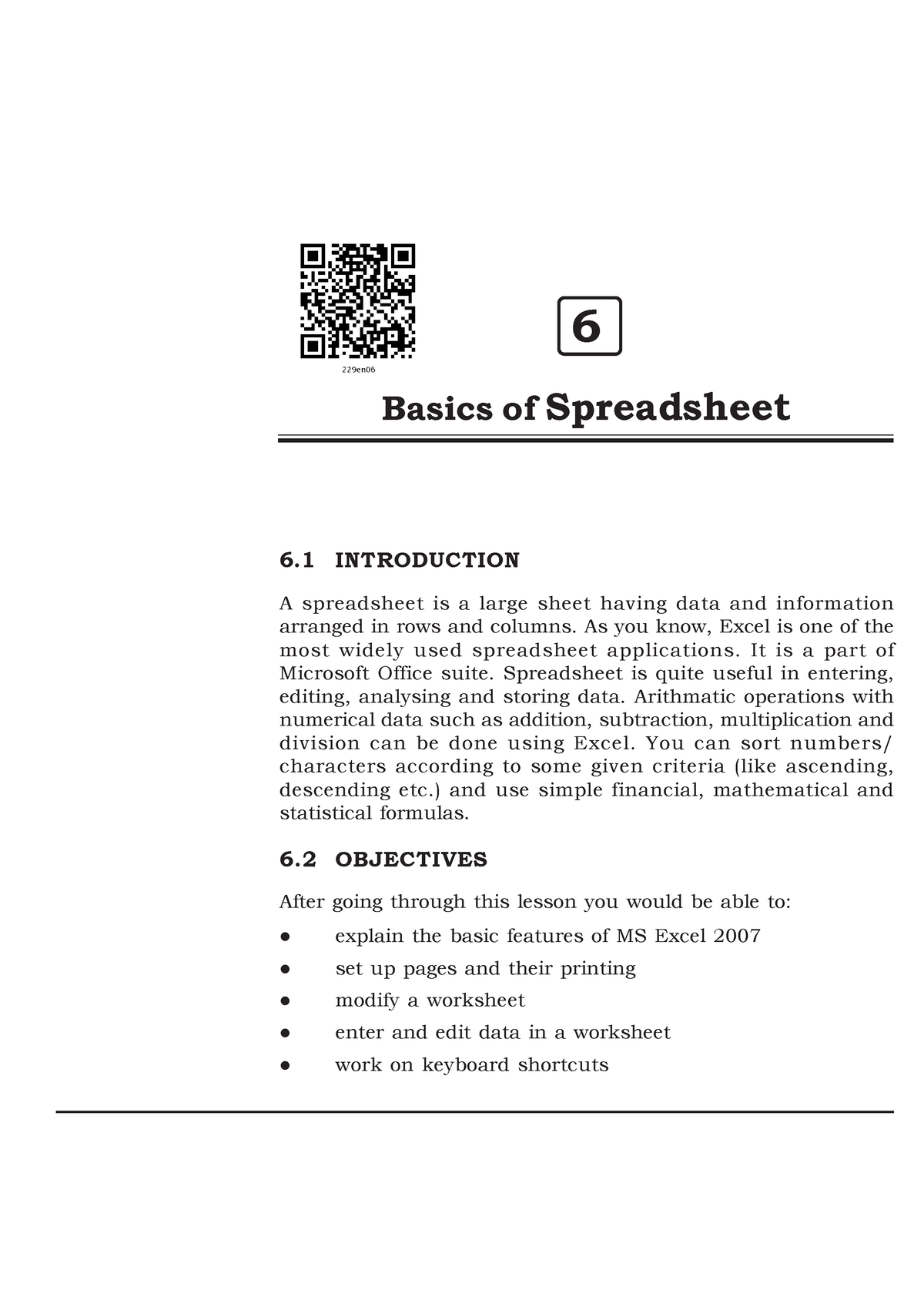 Basics Of Spreadsheet - 106 :: Data Entry Operations Basics Of ...