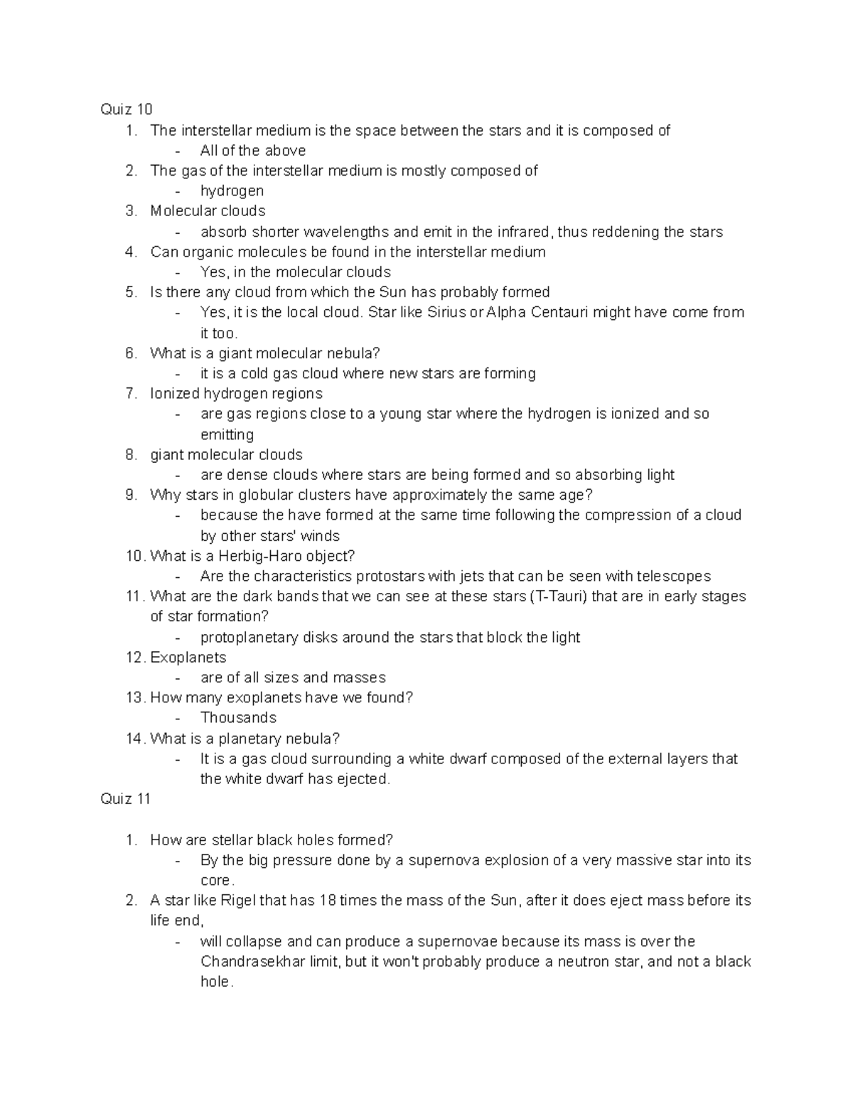 Astronomy Practice Quiz Questions - Deprecated API Usage: The SVG Back ...