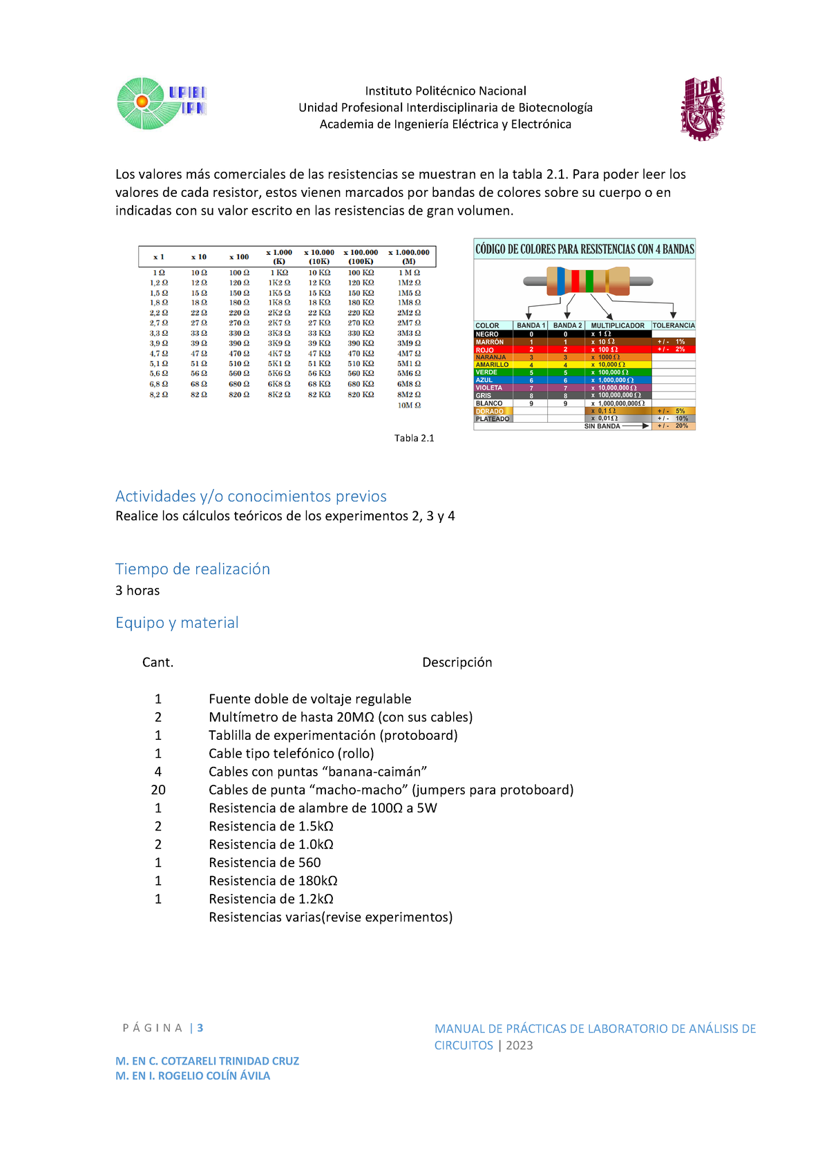 P2 AC - Document - P Á G I N A | 3 MANUAL DE PRÁCTICAS DE LABORATORIO ...