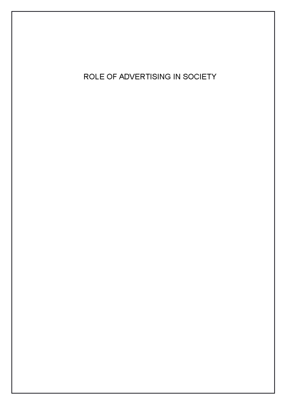 role-of-advertising-in-society-role-of-advertising-in-society