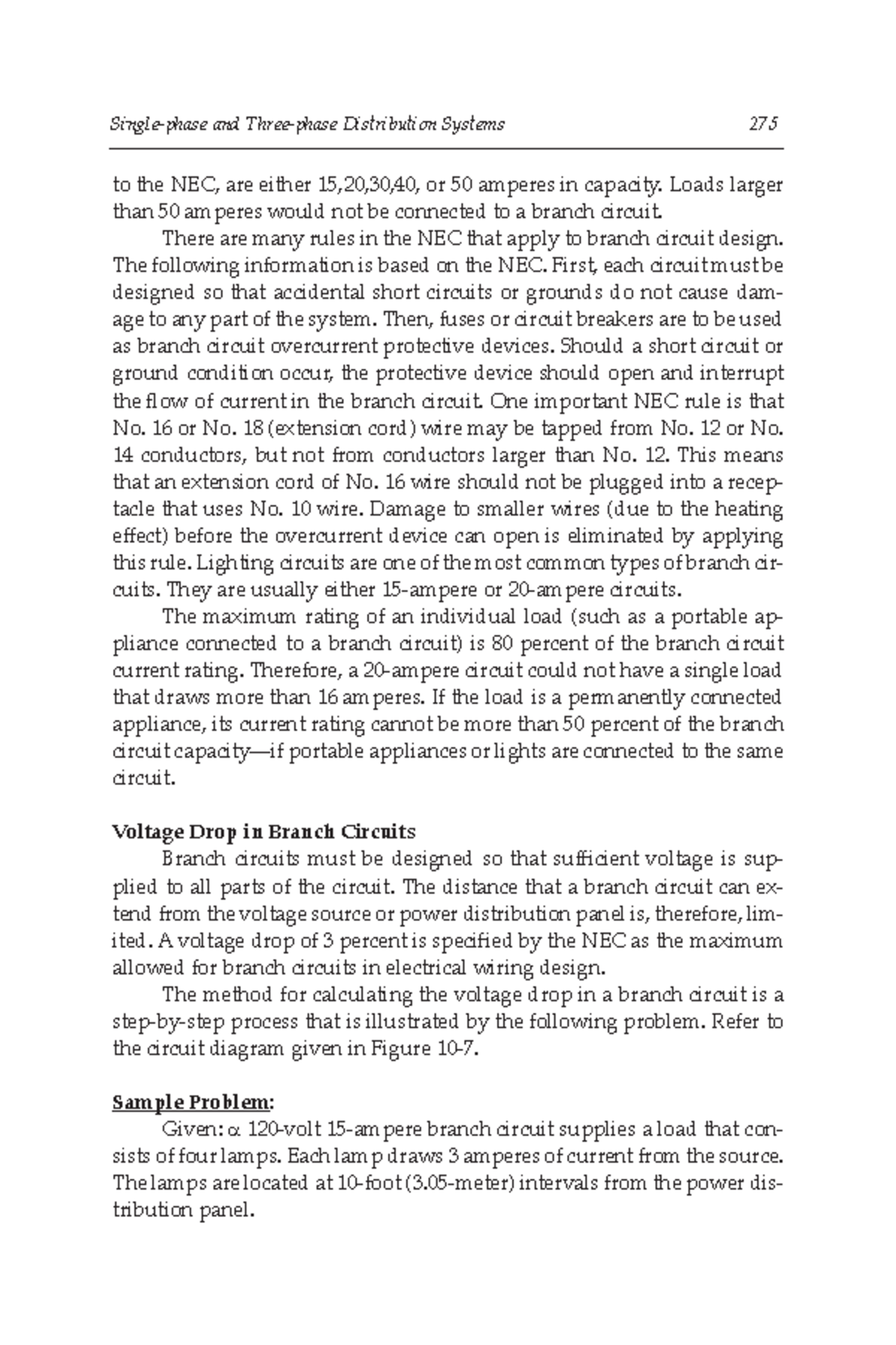 Electrical power systems technology - Single-phase and Three-phase ...