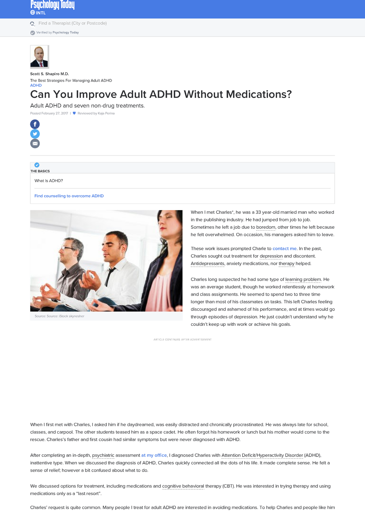 Can You Improve Adult Adhd Without Medications Psychology Today   Thumb 1200 1698 