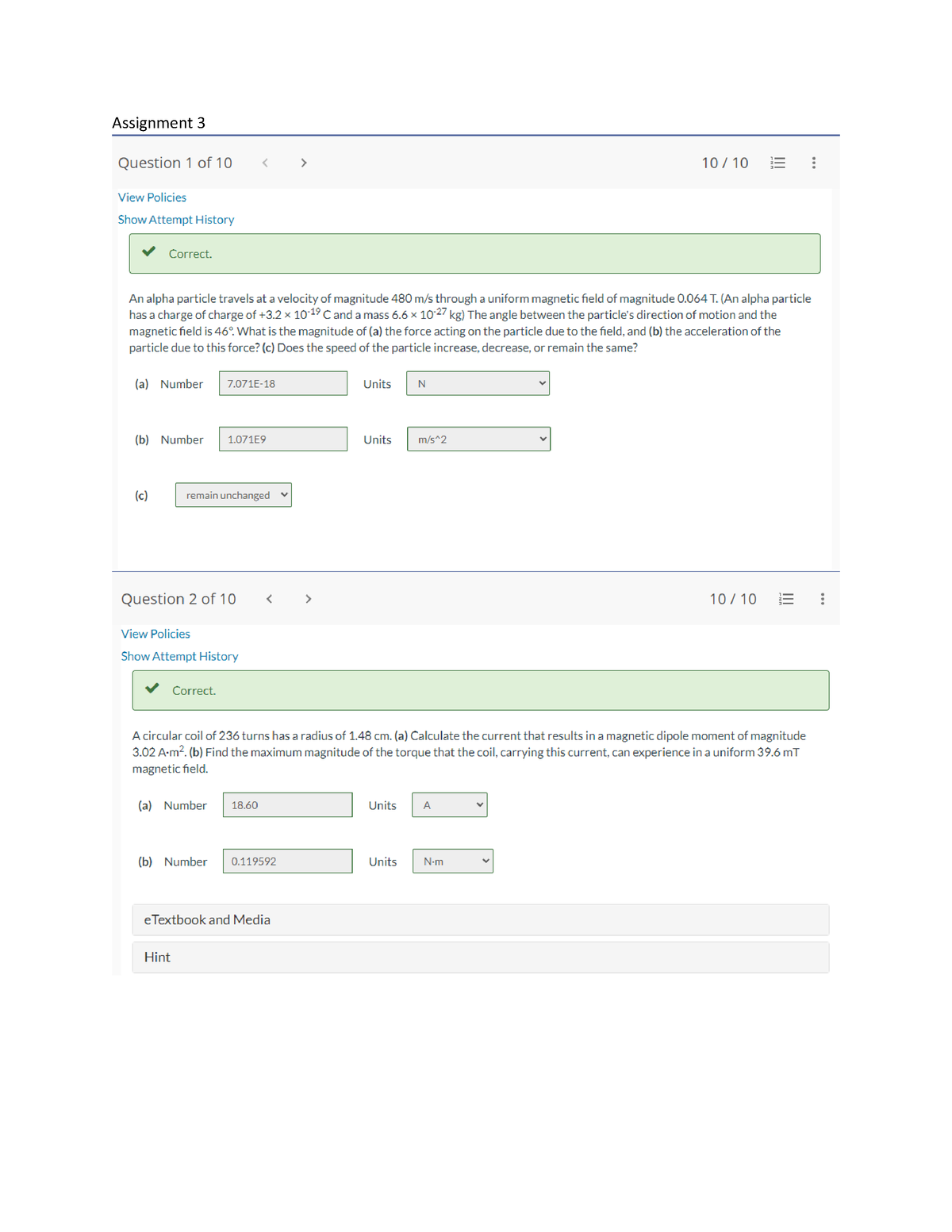 wiley assignment answers