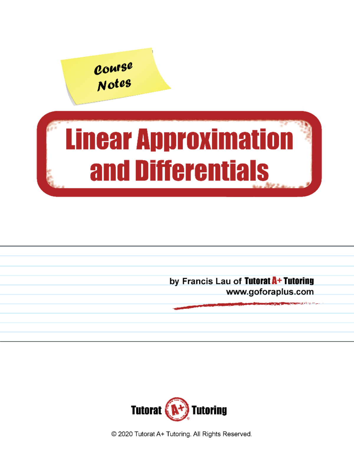 Cegep Cal 1 Linear Approximation and Differentials - Linear ...